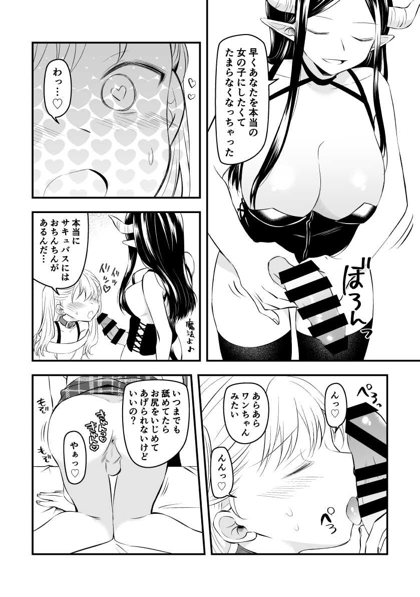 [Hirota Shimaguni] Futanari Succubus ni Anal Kakuchou Sareru Josouko - Page 6