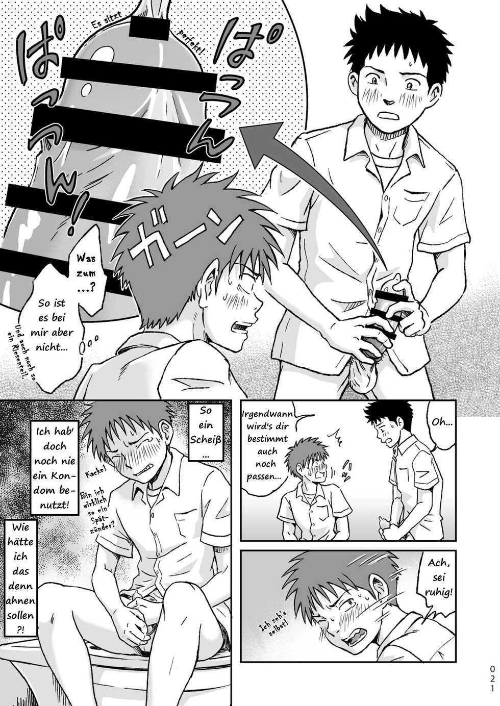 [Bokura no Kajitsu (Takano You)] Condom o Kai ni Iku. [German] [Digital] - Page 21