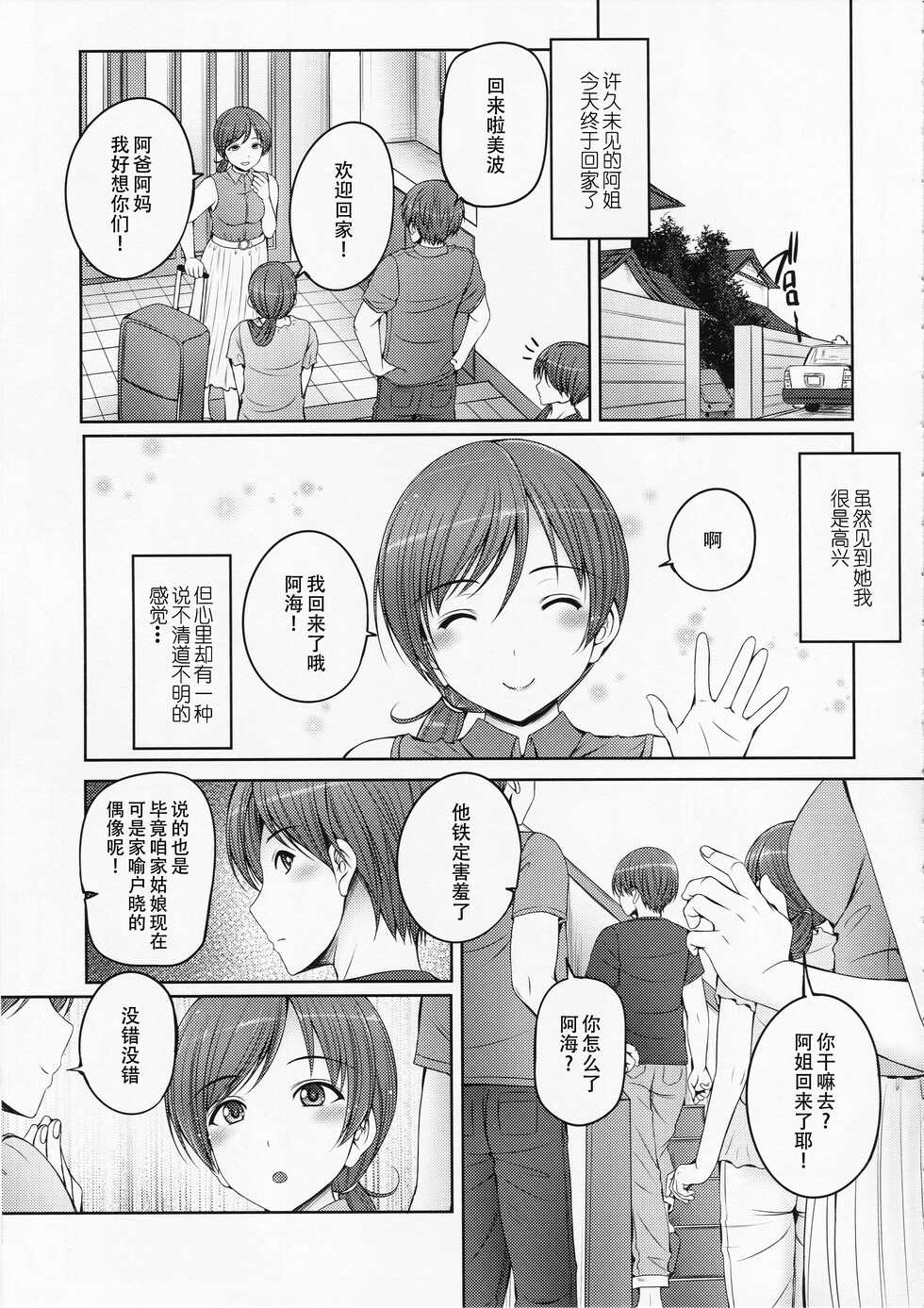 (C92) [cocon! (Otone)] Onee-chan wa Idol no Nitta-san | 我阿姐叫新田美波 (THE IDOLM@STER CINDERELLA GIRLS) [Chinese] [黄记汉化组] - Page 5
