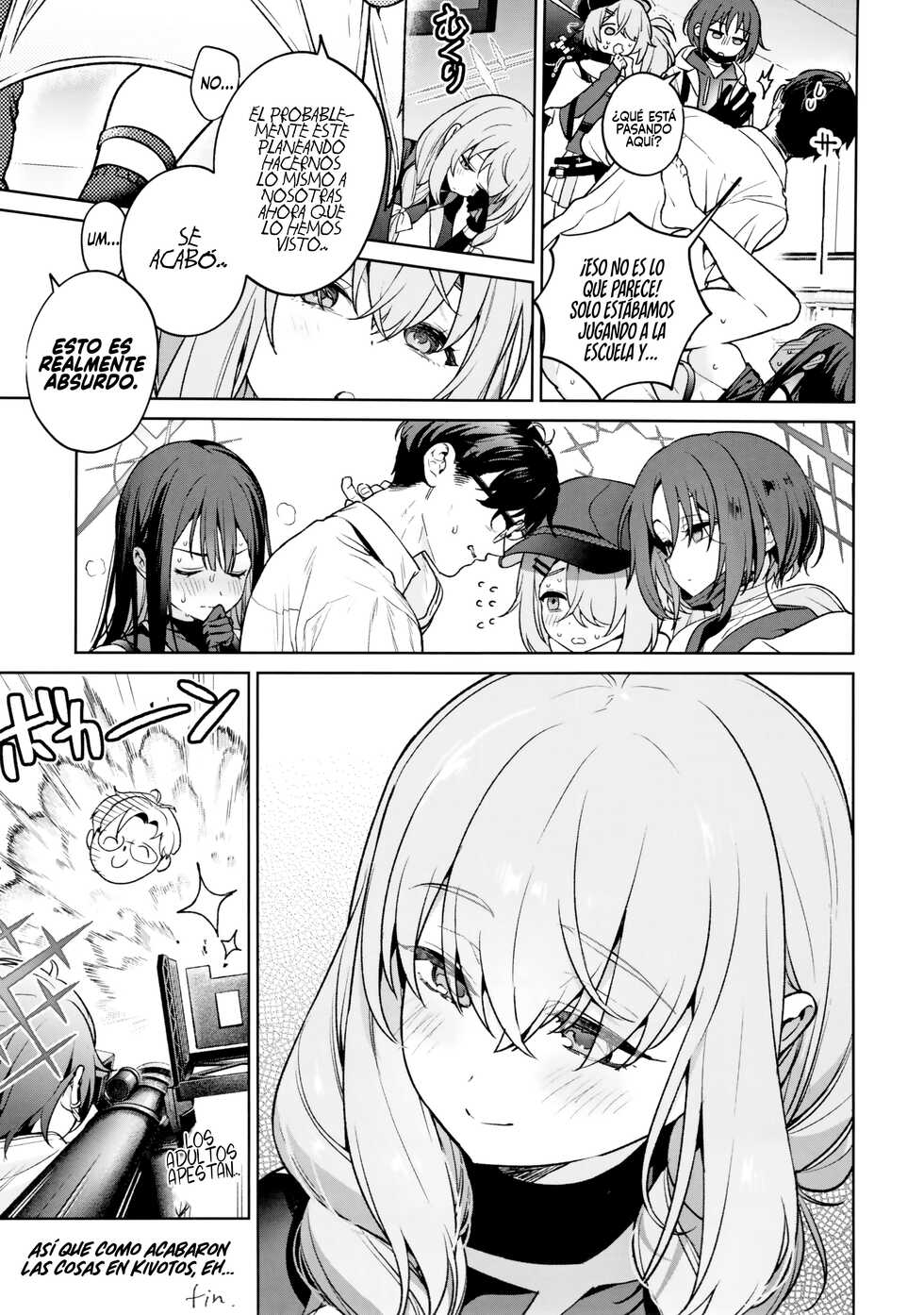 (C101) [Ozitan Yasan (Mameojitan)] Saori to Atsuko ni Obenkyou Oshieru Hon (Blue Archive) [Spanish] [Rakuen Translations] - Page 32