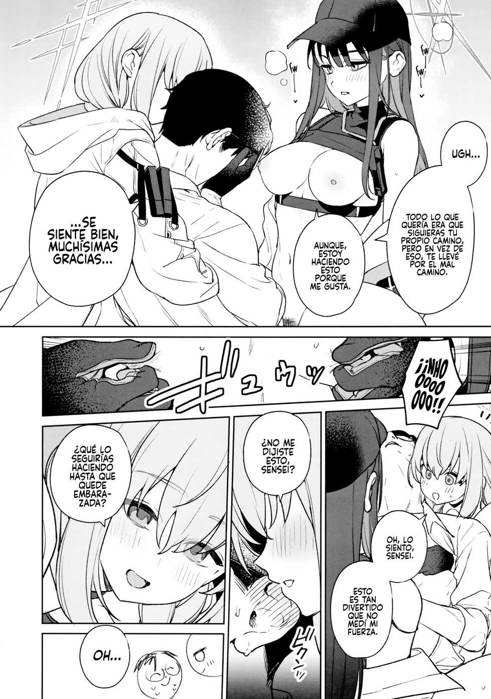 (C101) [Ozitan Yasan (Mameojitan)] Saori to Atsuko ni Obenkyou Oshieru Hon (Blue Archive) [Spanish] [Rakuen Translations] - Page 35