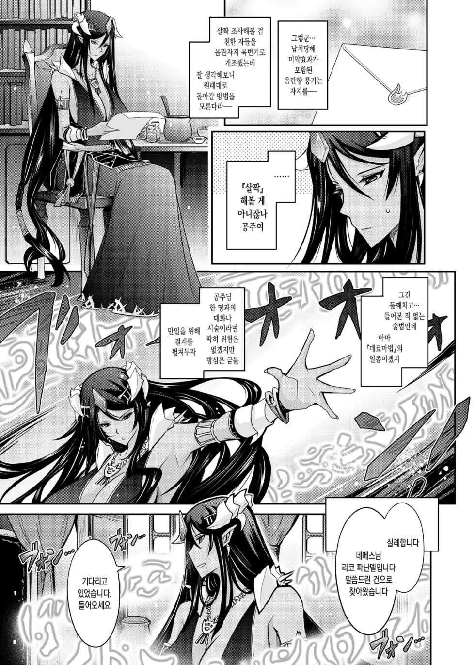 [Garyuh-Chitai (TANA)] Bikou Oujo - Inshuu Dadamore Princess | 미향왕녀 - 음란향 흘러넘치는 프린세스 [Korean] [Digital] - Page 37