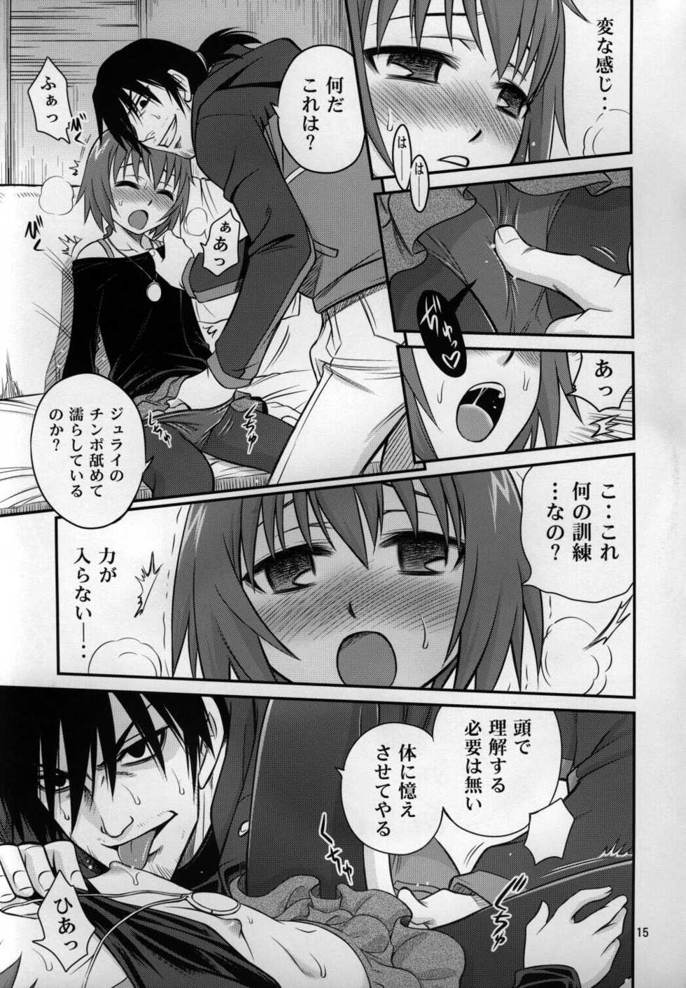 (C77) [Studio Tar (Kyouichirou, Shamon)] Kaette Kitara Yopparai!! (DARKER THAN BLACK Ryuusei no Gemini) - Page 14