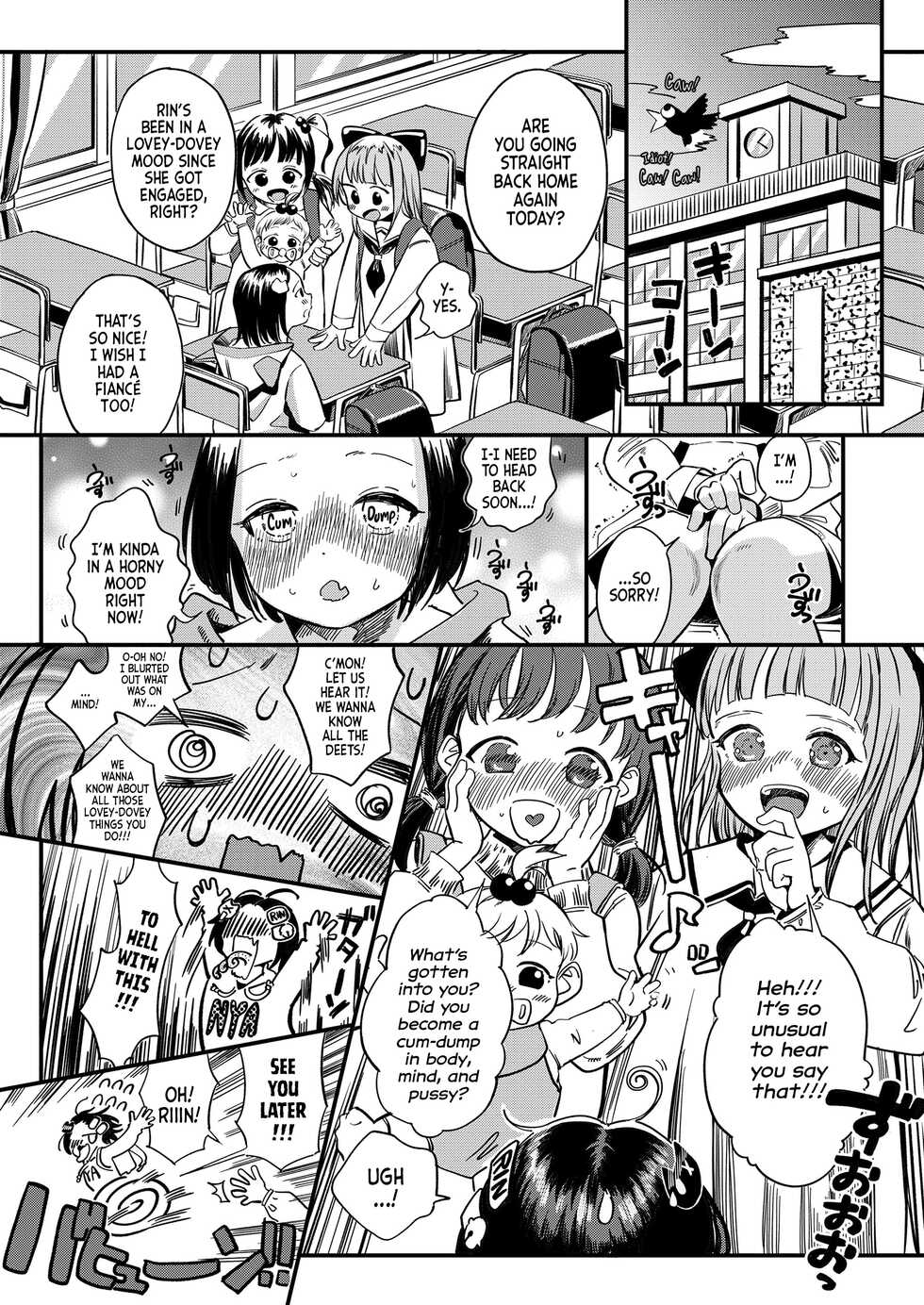[Oekaki Ojisan] Watashi Koisuru Omanko, Rin 11-sai | Rin is an Eleven-year old Cum-dump in Love! (COMIC LO 2023-03) [English] [Team Rabu2] [Digital] - Page 11