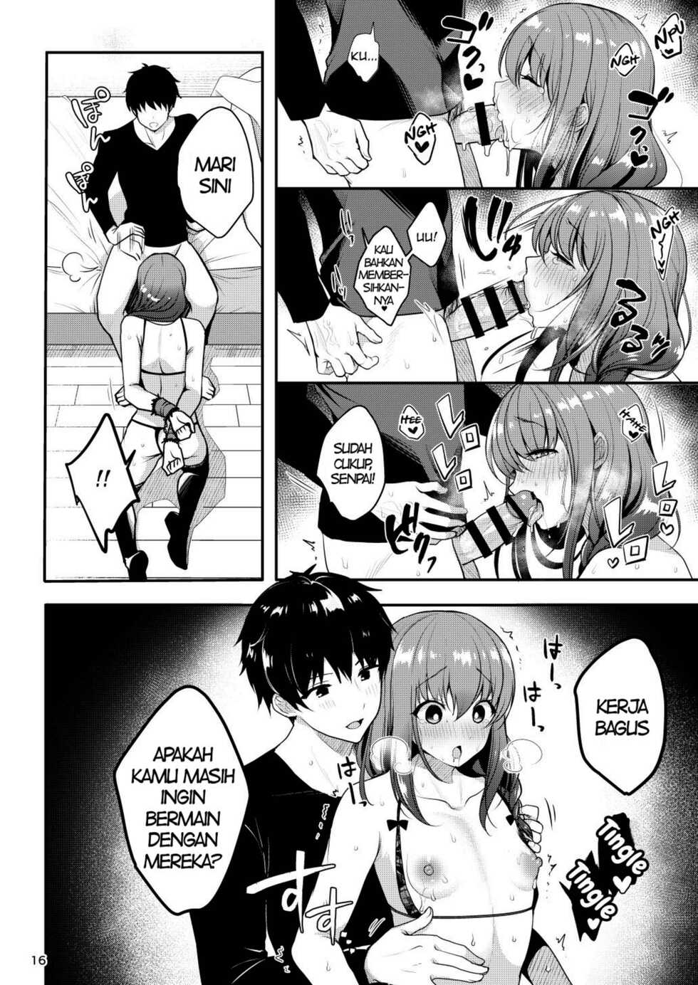 [Kakukonoka (Menoko)] Senpai no Oppai ~Gaman Hen~ [Indonesian] [PinattSuki] [Digital] - Page 18