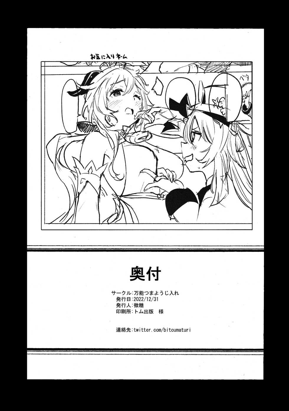 (C101) [bannoutumayoujiire (Bitou)] Ganyu Zangyouchuu | Ganyu fa gli Straordinari (Genshin Impact) [Italian] - Page 17