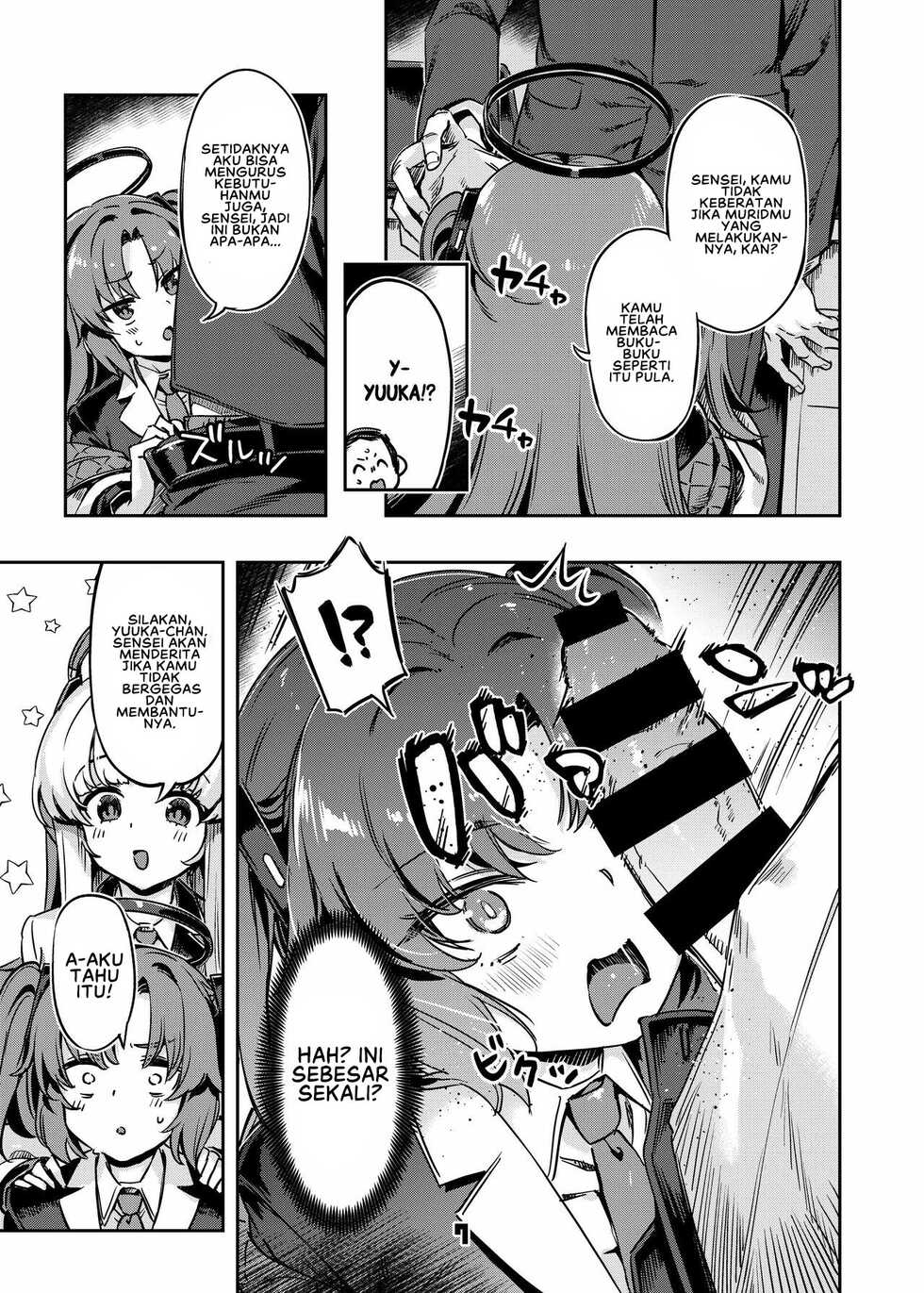 [Zombie to Yukaina Nakamatachi (Super Zombie)] Sensei! Sakiccyo dake de Iin desu ka? (Blue Archive) [Digital] [Indonesian] - Page 7