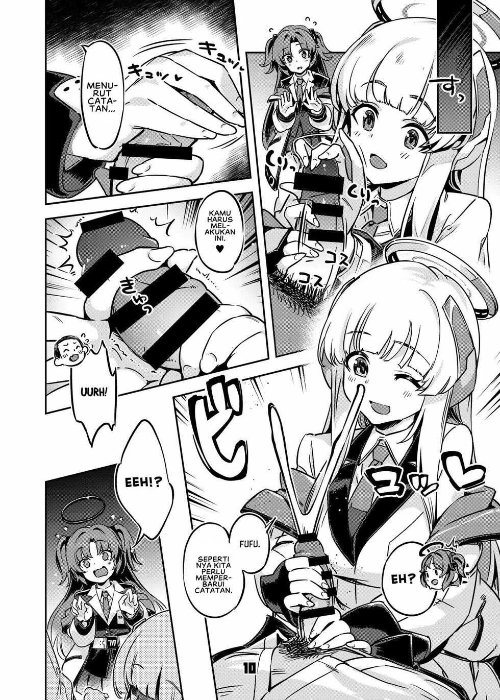[Zombie to Yukaina Nakamatachi (Super Zombie)] Sensei! Sakiccyo dake de Iin desu ka? (Blue Archive) [Digital] [Indonesian] - Page 10