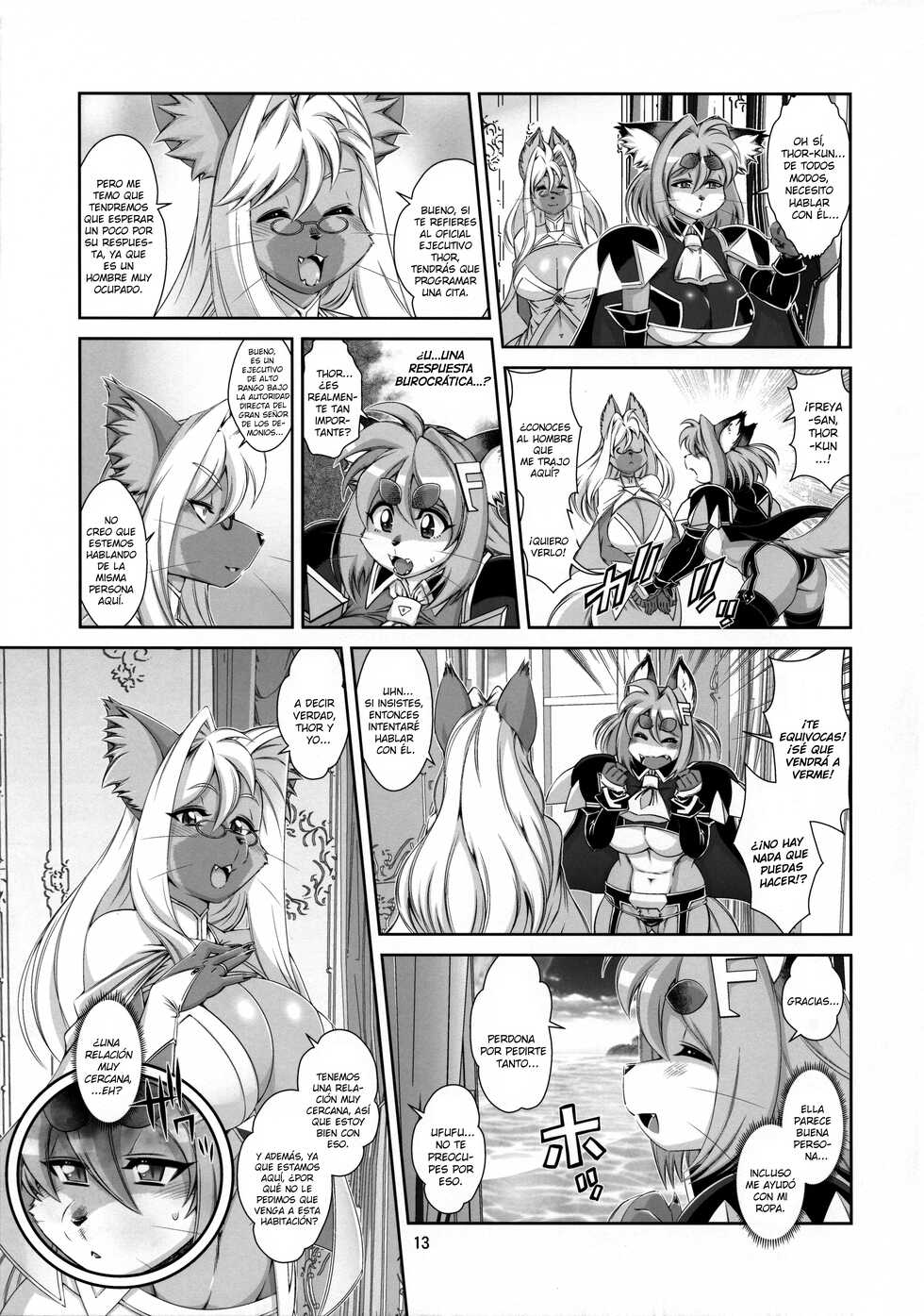 (Kemoket 10) [Sweet Taste (Amakuchi)] Mahou no Juujin Foxy Rena 16 [Spanish] [Kamus2001] [Decensored] - Page 14