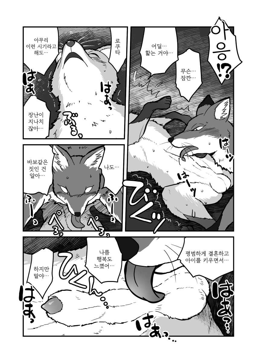 [Maririn] Kitsune x Kitsune Manga | 여우♂×여우♂ 만화 [Korean] [Digital] - Page 12