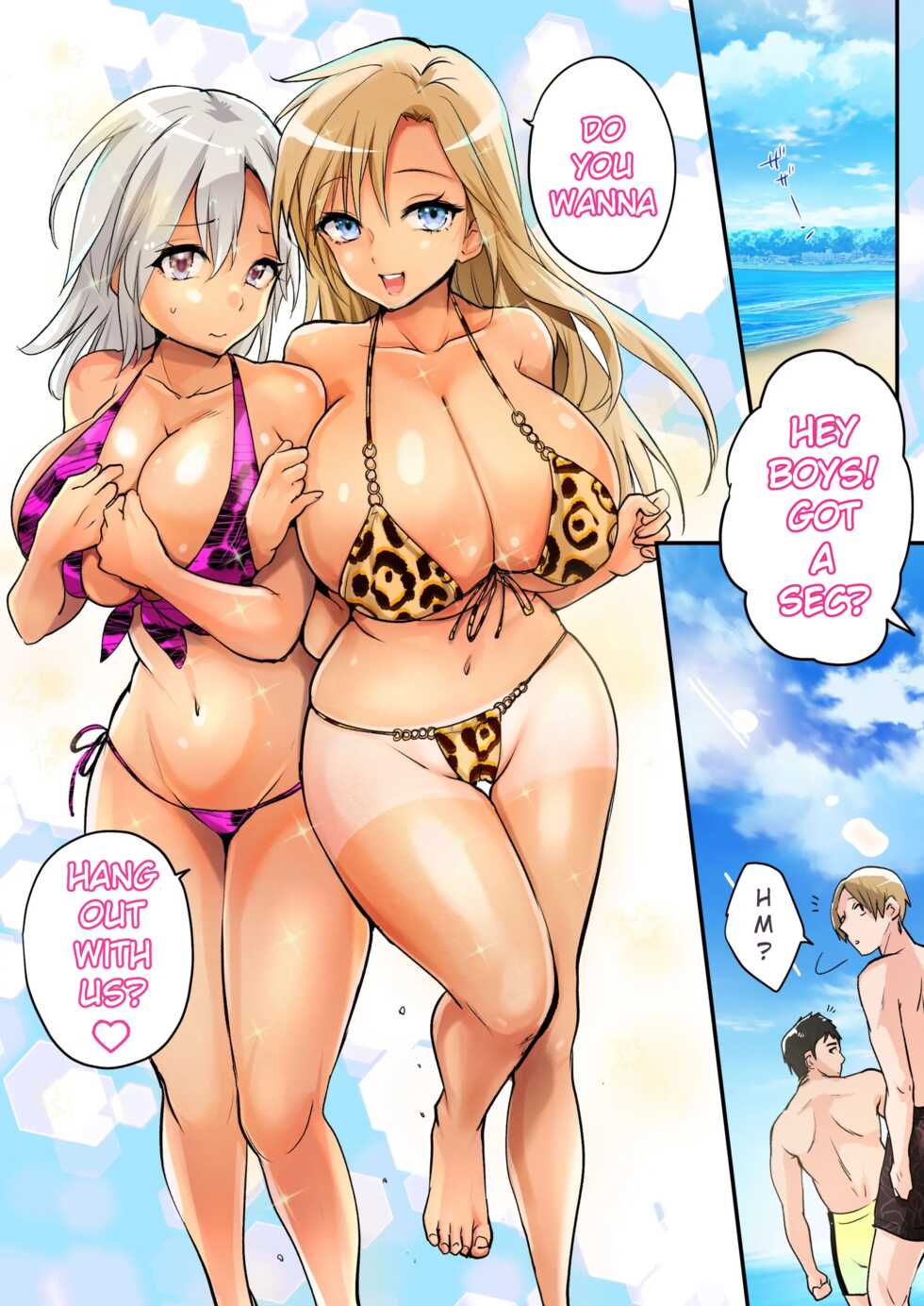 [Amuai Okashi Seisakusho (Hiiragi Popura, HNZM)] TS Gyaru-ka de Sex Beach! [English] [Digital] - Page 22
