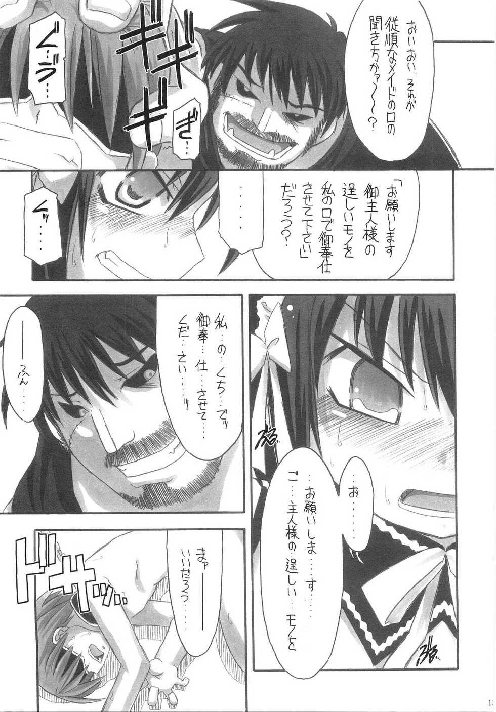 (C68) [NNZ DAN (Great Majin)] Ore ga Omae no Goshujin-sama (Kore ga Watashi no Goshujin-sama | He Is My Master) - Page 12