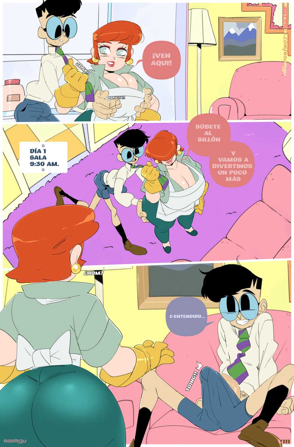 [Roumgu] Mom's Project (Dexter's Laboratory)(Spanish) - Page 9