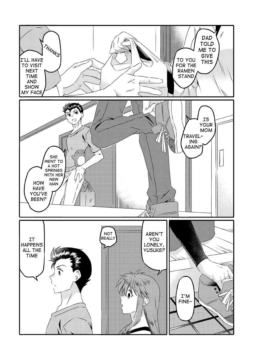 [Ichinichi Sanjou (Kamimiya)] kiss in the Life (Yu Yu Hakusho) [English] [YYH Revival Doujinshi Project] [Digital] - Page 5