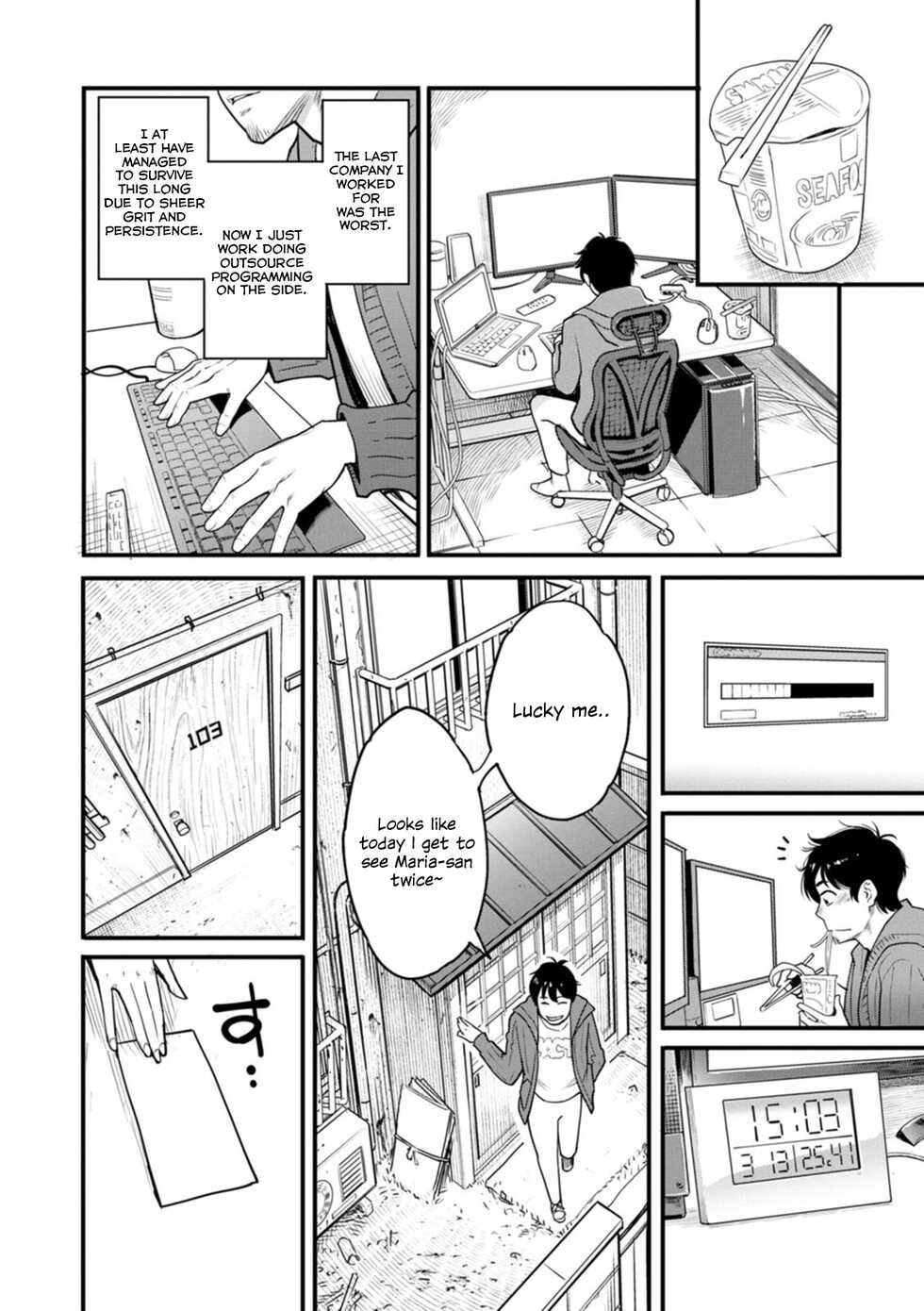 [Mikami Cannon] Midorisou no Maria-san | Maria-san of the Midori Dormitory (Gekkabijin) [English] [ConTL] [Digital] - Page 4
