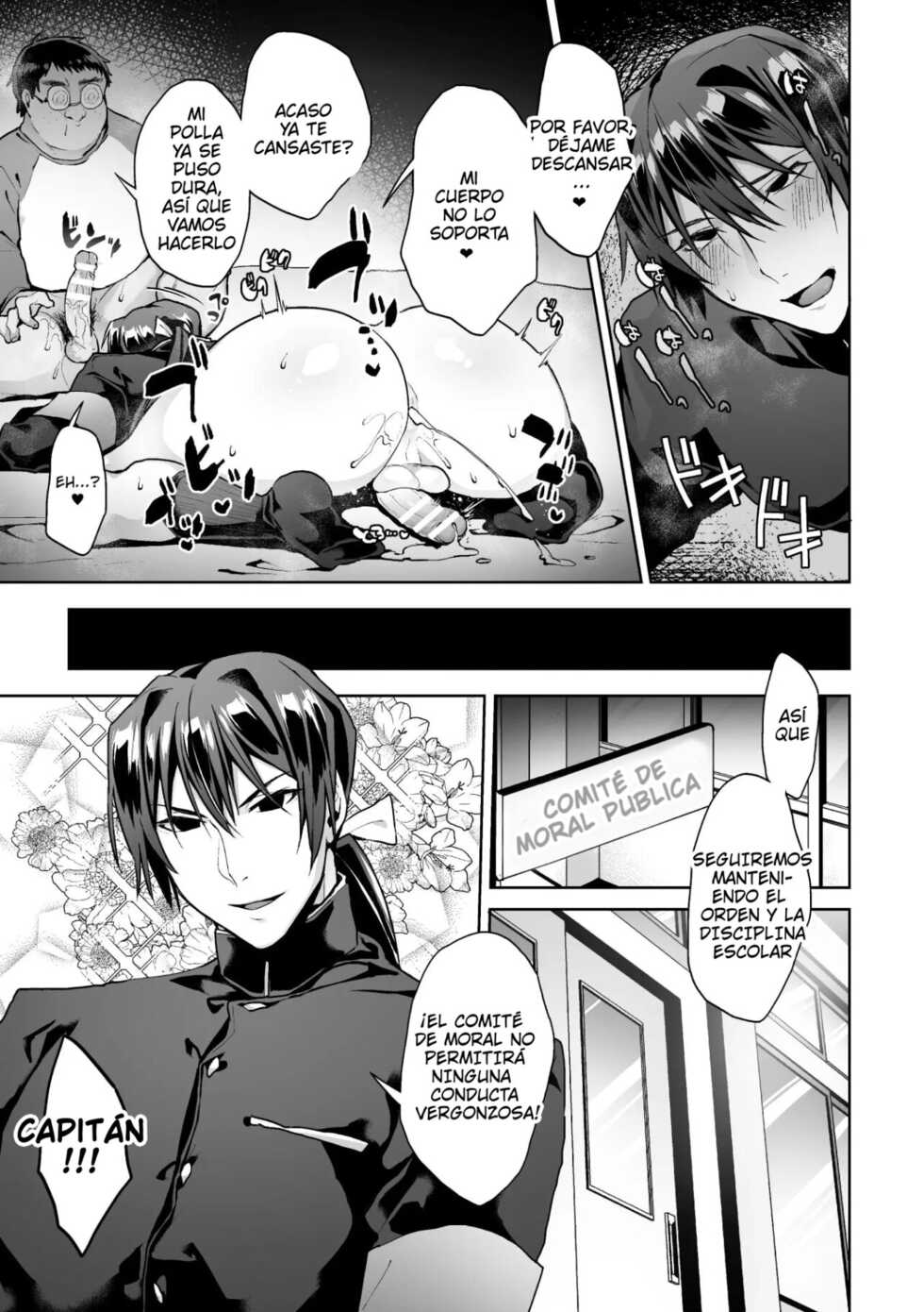 [Yamada Kou] Zenkou Seito Akogare no Fuuki Iinchou ga Dosukebe Maso Datta no Daga!? Ch. 3 [Spanish] [RoberTheon] [Digital] - Page 23