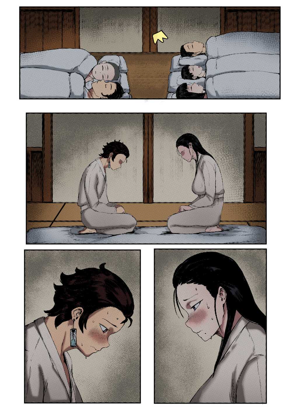 [Tobe] Haha to Watashi (ge) | Mother and I (Second Part) (Kimetsu no Yaiba) [English] [Uncle Bane] (Colorized) - Page 7