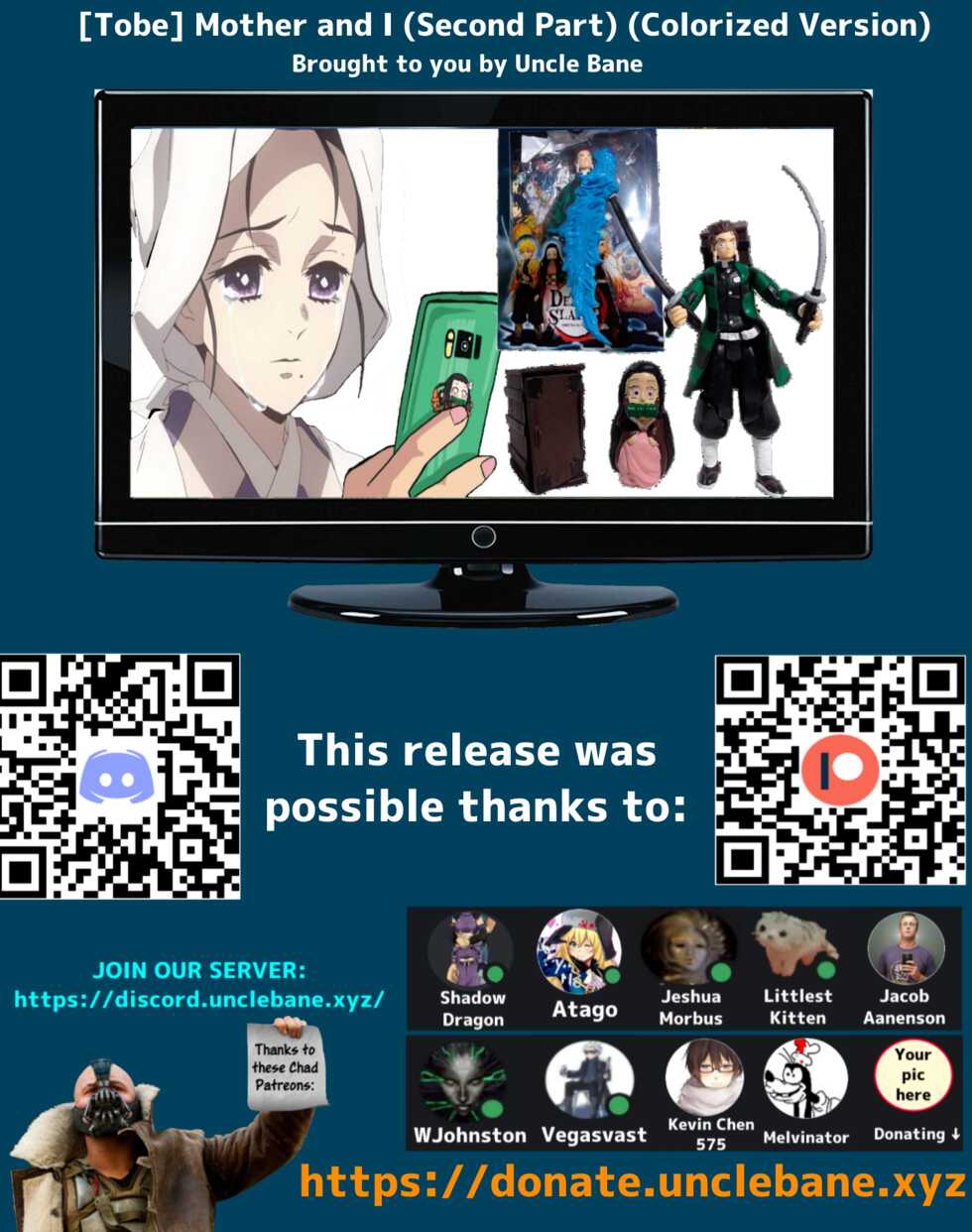 [Tobe] Haha to Watashi (ge) | Mother and I (Second Part) (Kimetsu no Yaiba) [English] [Uncle Bane] (Colorized) - Page 37