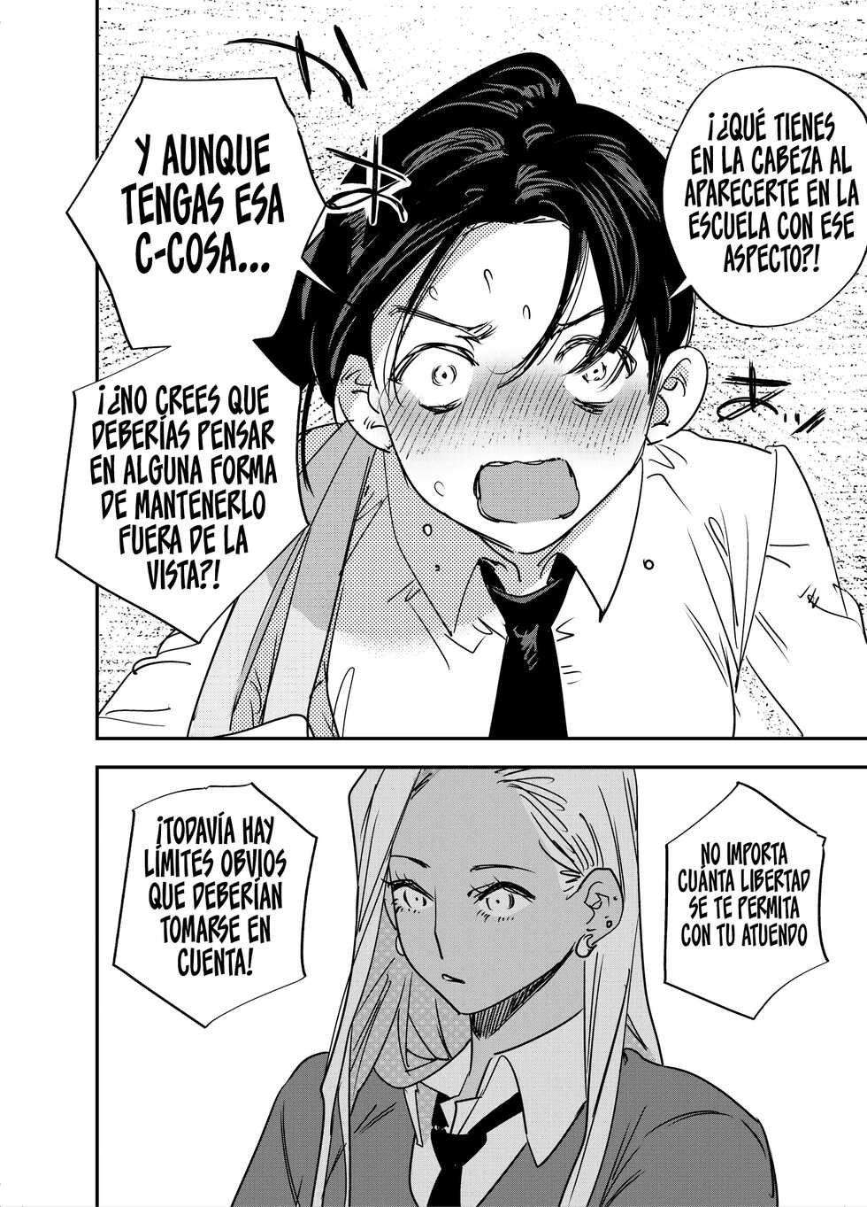 [Tosha Pink (Chimeda)] Gal no Chinpo o Kyohi Shitara... [Futanari Gal x Jajjimento] [Spanish] [INSOMNIA] - Page 7