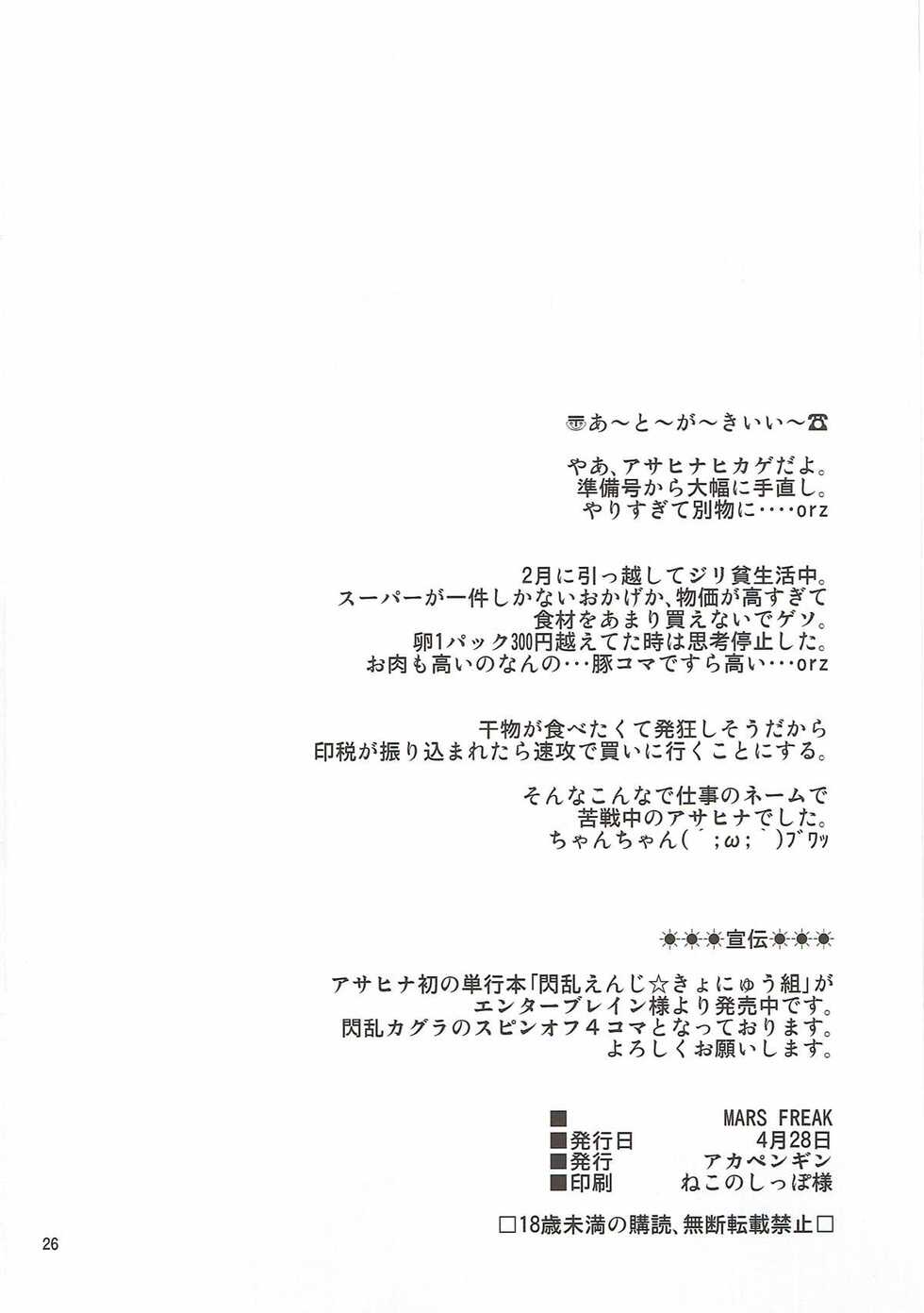 (COMIC1☆7) [Akapenguin (Asahina Hikage)] MARS FREAK (Bishoujo Senshi Sailor Moon) [個人渣翻] [Chinese] - Page 25