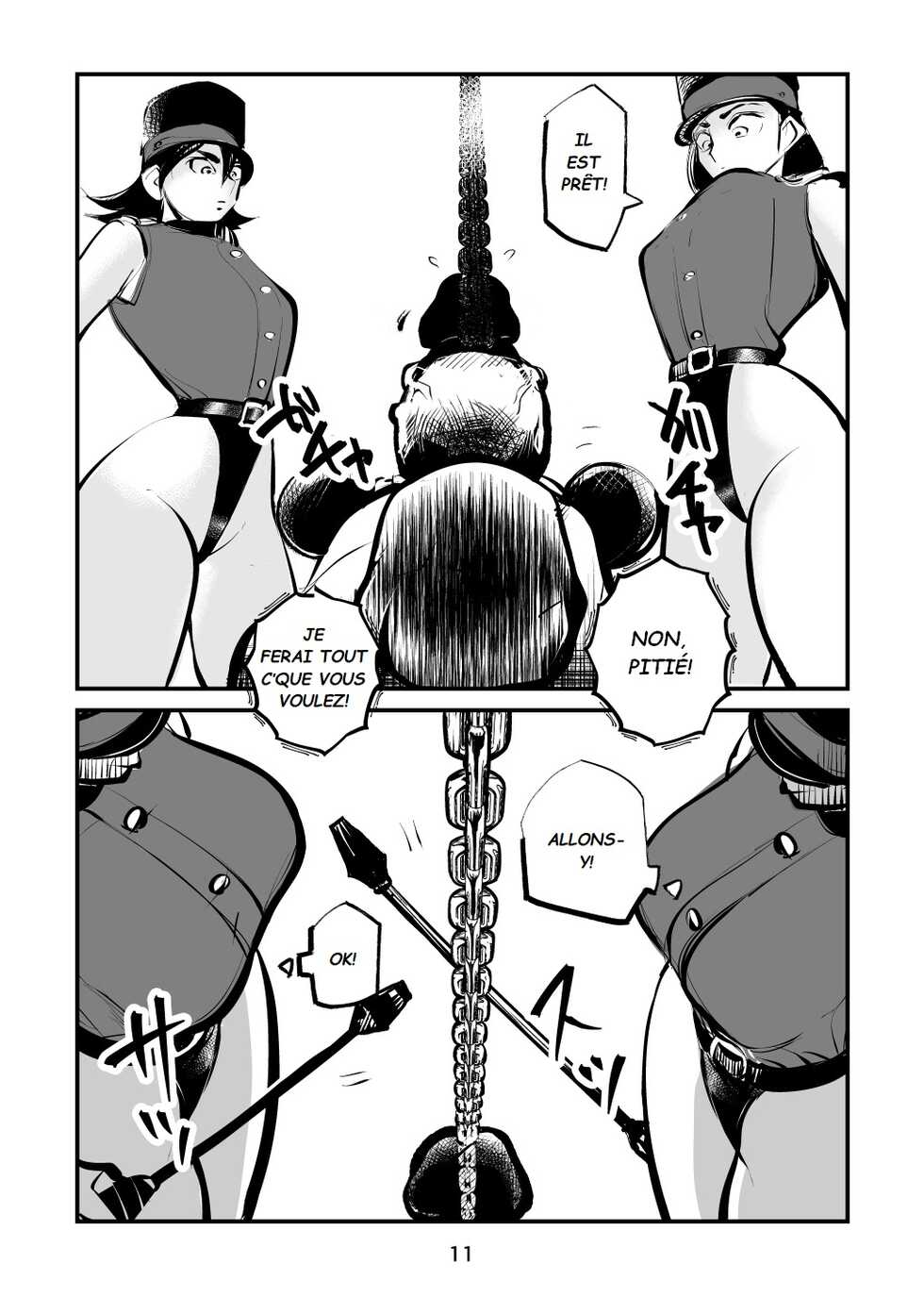 [Pecan (Makunouchi)] Chinkei Shikkou 2 | Mise en œuvre de la pénalité du pénis 2 [French] [Decensored] - Page 11