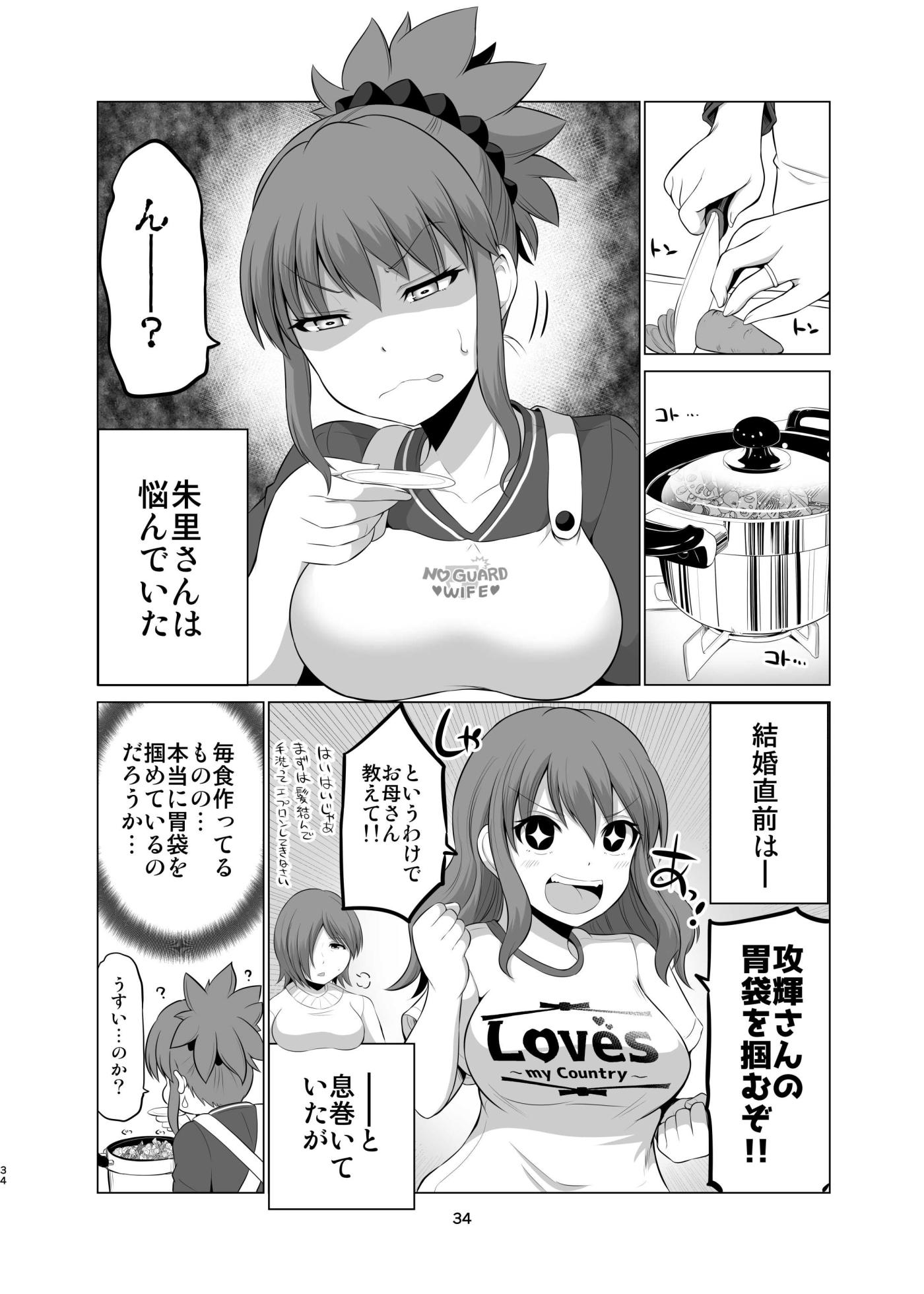 [Yano Toshinori] Bougyoryoku Zero no Yome -Kanketsu Kinen- Fuufu Seikatsu Ecchi Matome [Digital] - Page 34