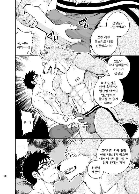 [Draw Two (Draw2)] Ookami-kun no Yasei no Jijou | 오오카미 군의 야성의 사정 [Korean] [Digital] - Page 21