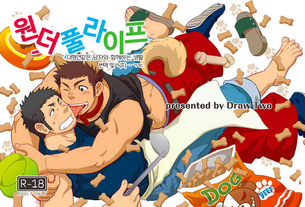 [Draw Two (Draw2)] Wonderful Life - Oogataken-kei Danshi no Iru Seikatsu | 원더풀 라이프 - 대형견 같은 남자와 함께 하는 생활 [Korean] [Digital] - Page 1