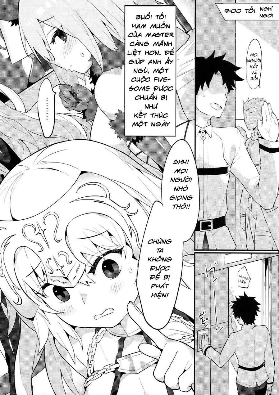 (C93) [Tuzi Laoda (Henrybird9)] Chaldea Shiki Seiyoku Shori System ~Kouhai to Seijo-tachi no Baai~ (Fate/Grand Order) [Vietnamese] - Page 19