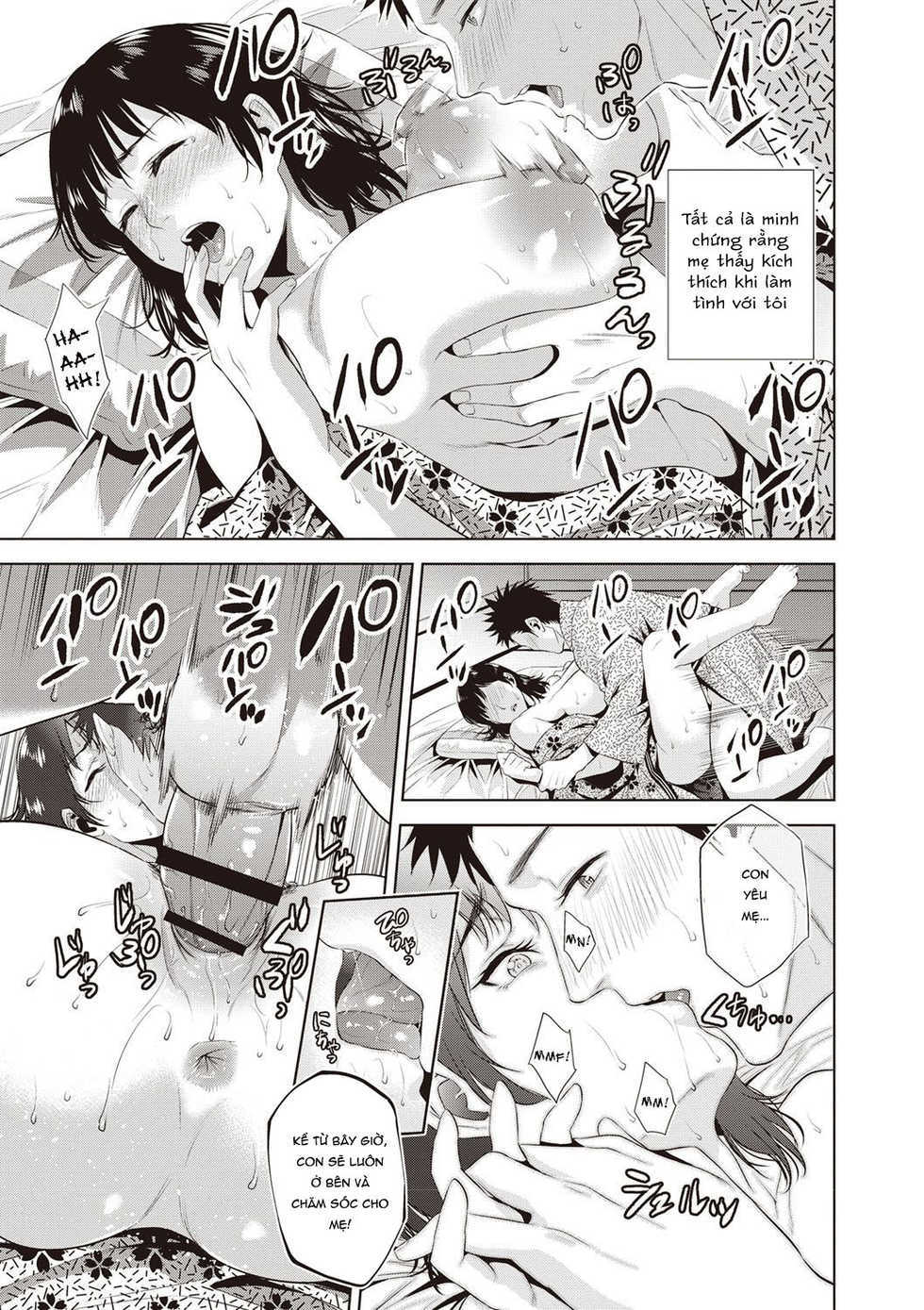 [Natsu no Oyatsu] Chibo Soukan - Nasty mother Incest [Vietnamese Tiếng Việt] [Digital] - Page 18