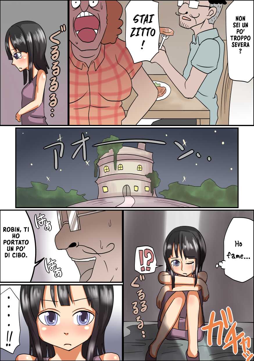 [Rasen Kyuuri] Koukogaku-sha Ryoujoku Monogatari | L'archeologa: Storie di abusi (One Piece) [Italian] - Page 4