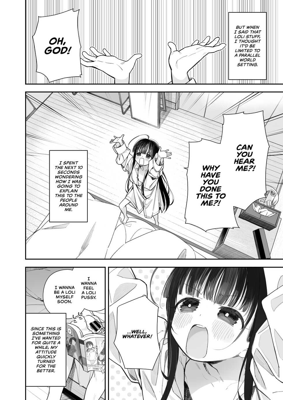 [Asunaro Neat. (Ronna)] TS Loli Oji-san no Bouken Onanie Hen | The Adventures of an Old Man Who Was Gender-Swapped Into a Loli ~Masturbation Chapter~ [English] [CulturedCommissions] [Digital] - Page 5