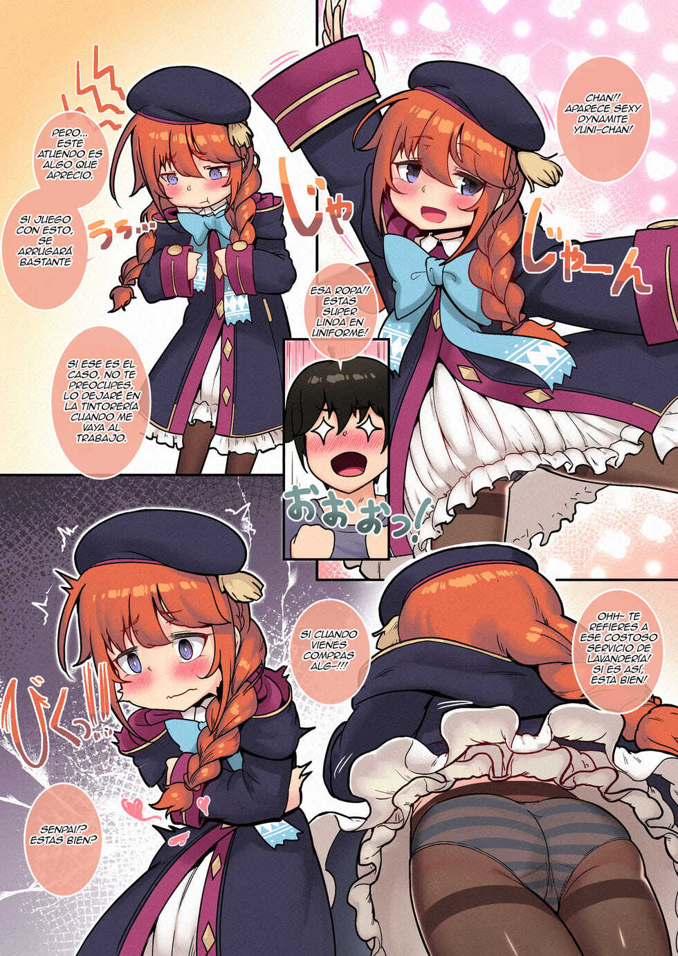 [Leonat] Ie no Kanojo Yuni-chan Senpai (Princess Connect! Re:Dive) [Spanish] [Fanenhan Translations] [Decensored] - Page 37