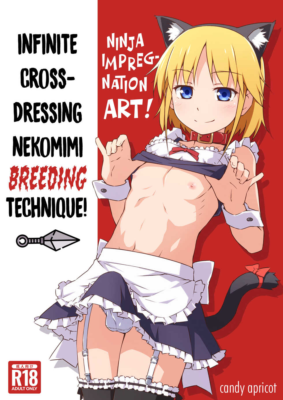 [candy apricot (Mashita)] Ninpou! Josou Nekomimi Maid Mugen Tanetsuke no Jutsu!! | Ninja Impregnation Art: Infinite Crossdressing Nekomimi Breeding Technique! [English] [Team Rabu2] [Digital] - Page 1