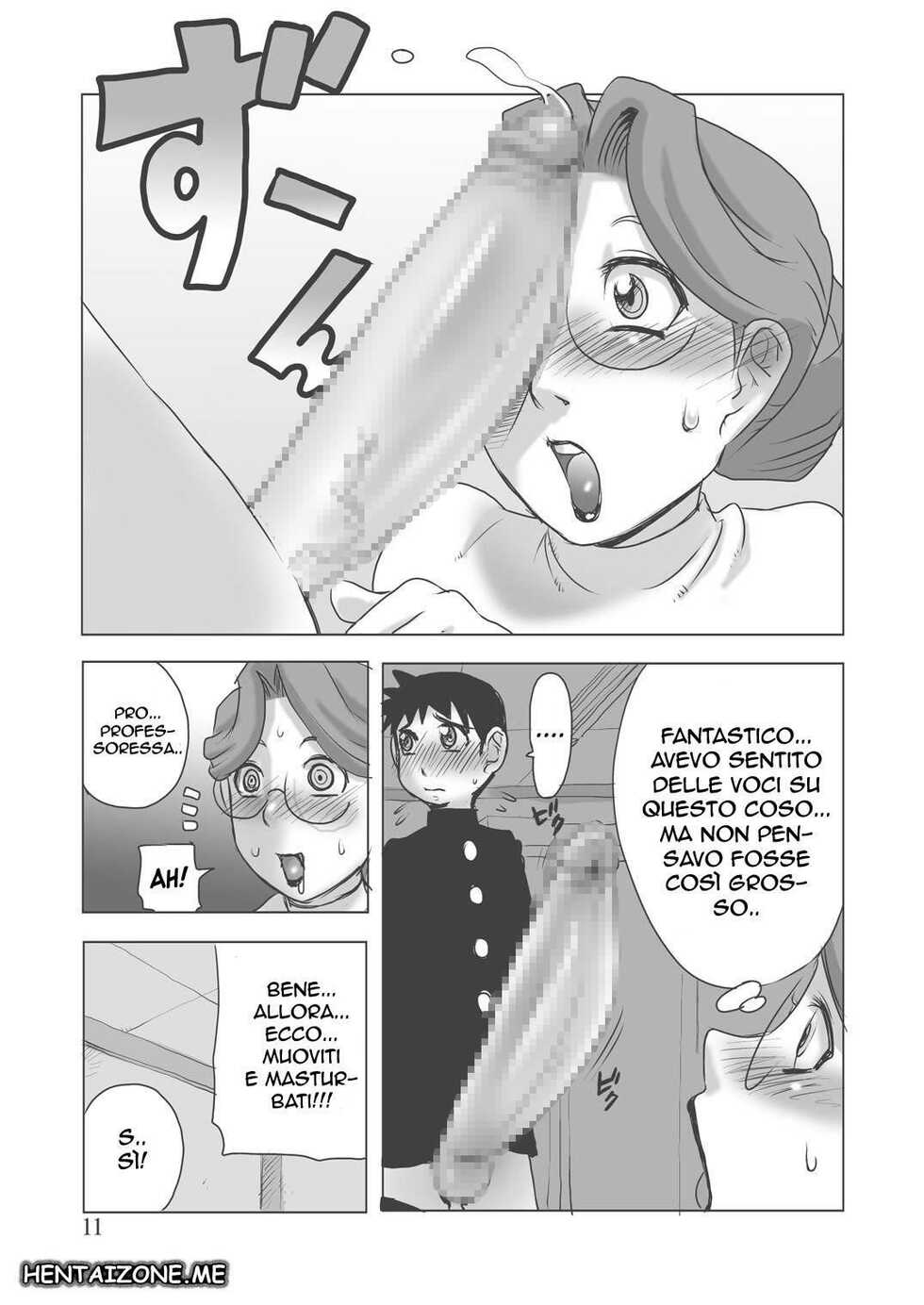 [Penguindou] Bakunyuu Onna Kyoushi to Dekachin Seito | La Prof non è Mai Soddisfatta [Italian] [Digital] - Page 10