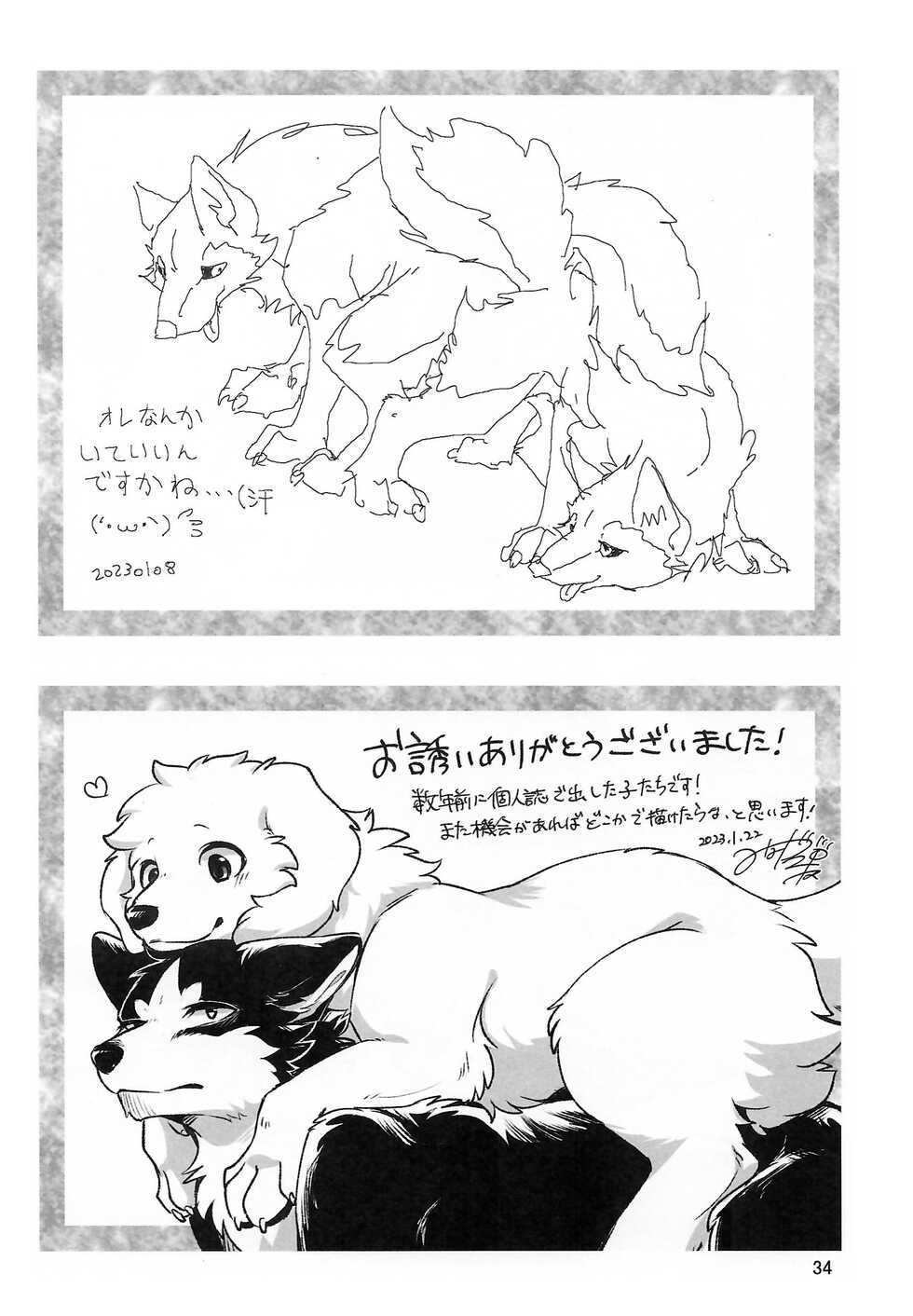 (New Year Kemoket 9) [Wolfonia (howling_wolves)] Dearest - Page 35