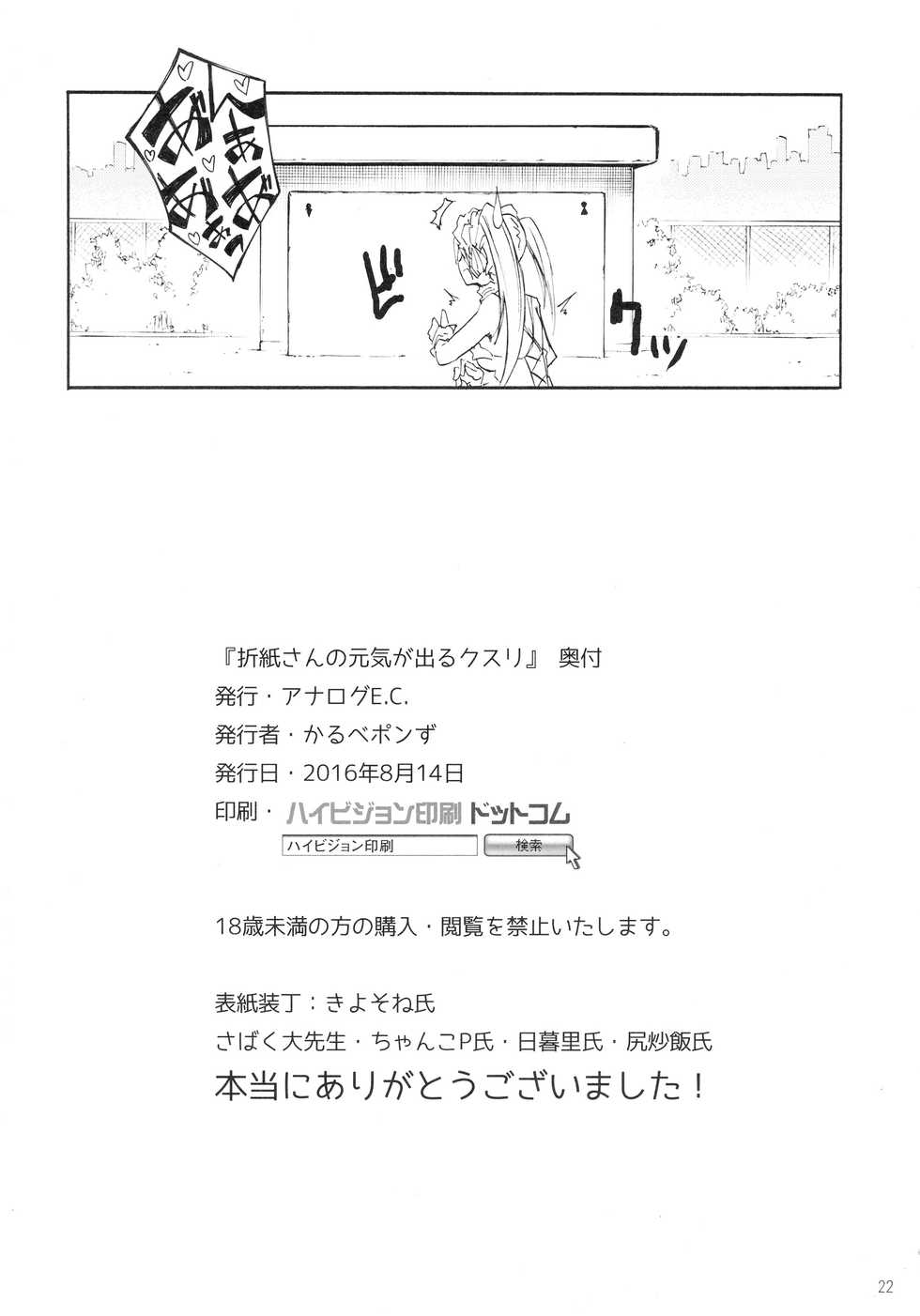 (C90) [Analog E.C. (Karupon)] Origami-san no Genki ga Deru Kusuri (Date A Live) [Ukrainian] [MakDesu] - Page 22