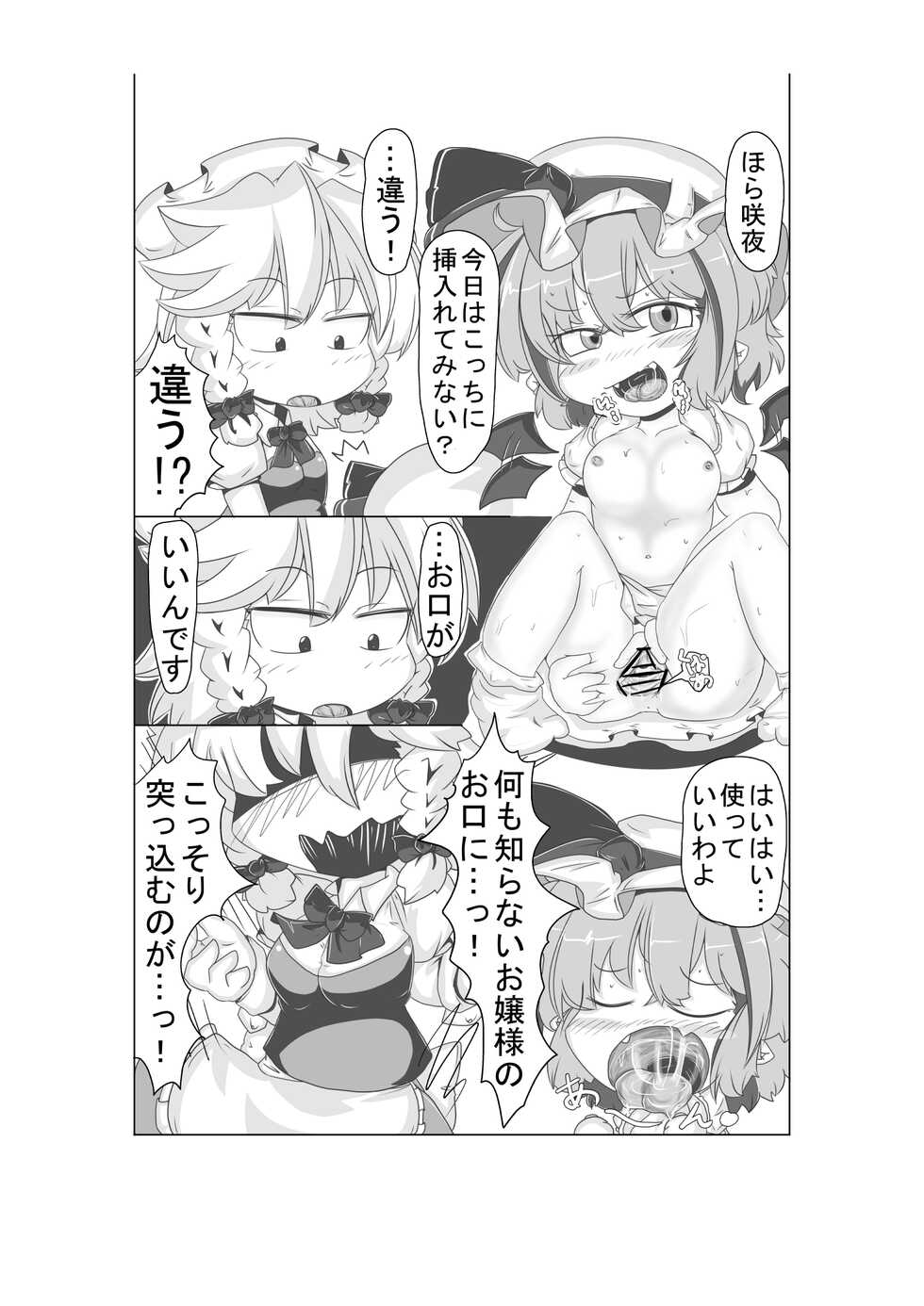 [Merican Sashimi Teishoku (Tachibana)] Ojou-sama ni wa Naisho (Touhou Project) [Digital] - Page 13