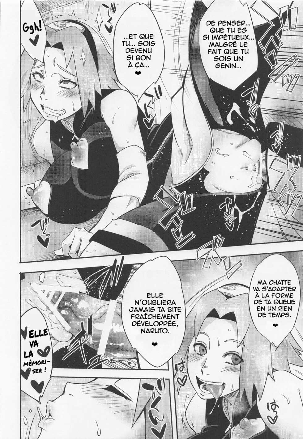 (C100) [Karakishi Youhei-dan Shinga (Sahara Wataru)] Hyakugo no Jutsu (Naruto) [French] - Page 21