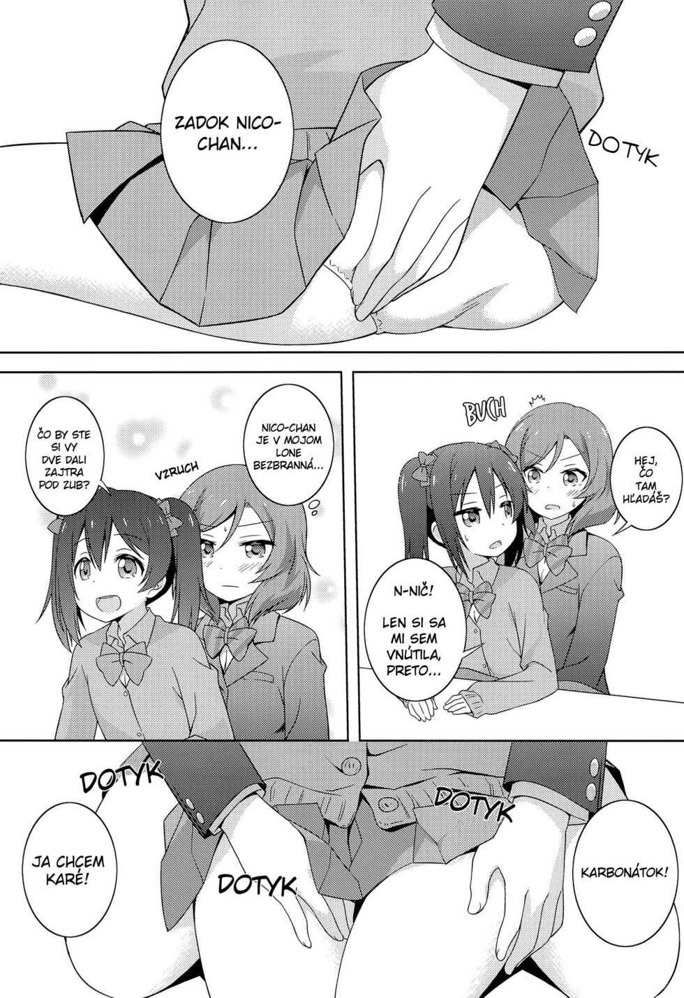 (Bokura no Love Live! 19!) [Umenomi Gahou (Umekiti)] Himitsu Gokko (Love Live!) [Slovak] [flowernal] - Page 12