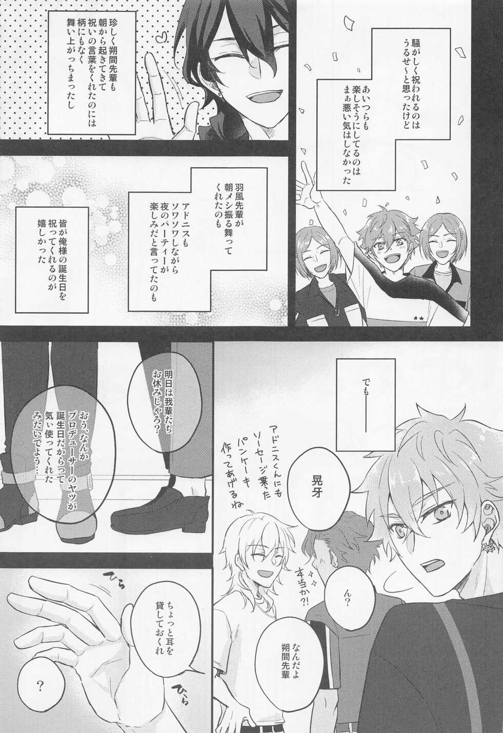 (Wagahai no Inu de Aru Hoshi ni Negai o. 2022) [Shamrock. (Shion)] Yoru ni Nattara Shiyou (Ensemble Stars!) - Page 8