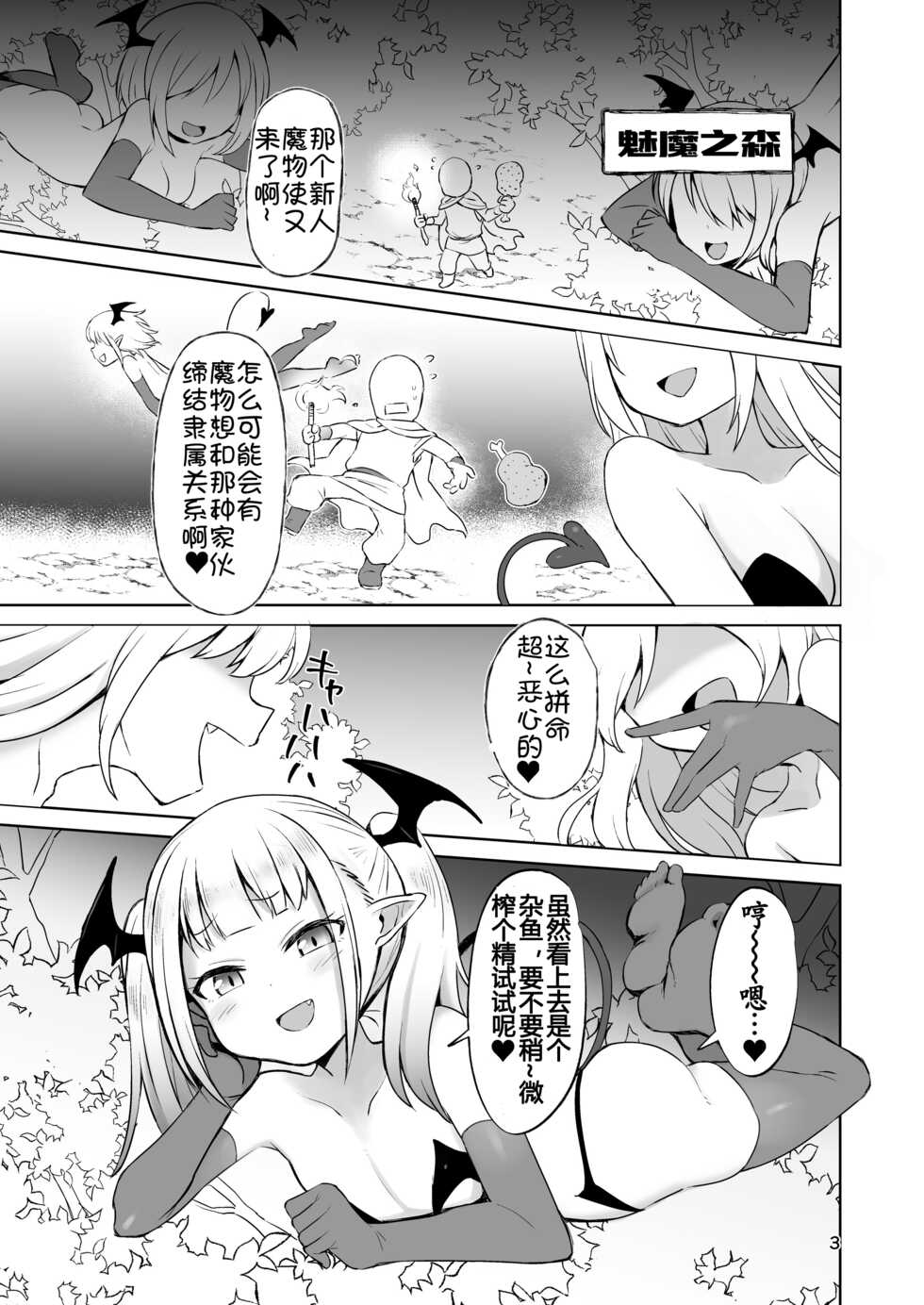[ELEPHANT.GIRAFFE (konboi)] MSGK Succubus ga Nakama ni Shite Hoshisou ni Kochira o Miteiru - The MSGK succubus is looking at you as if she wants to be your mate. [Chinese] [Digital] - Page 4