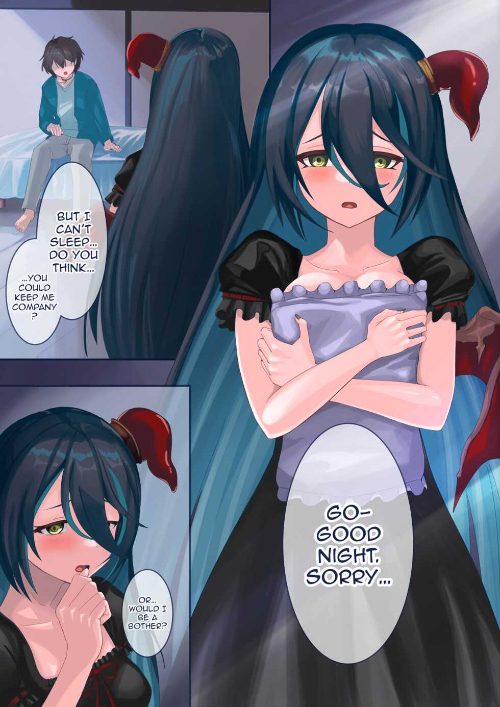 [Mononoke] Mommy Ranpha and Kishi-kun’s Refreshing Night Together [English] (Princess Connect) (The NekoMancers) - Page 1
