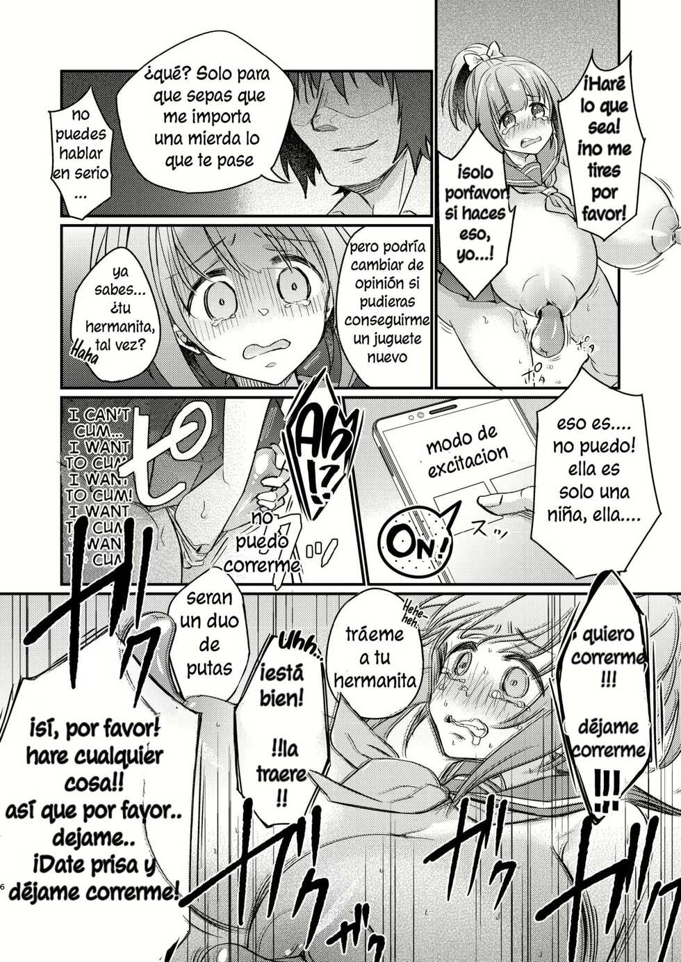 [Ichigo Syrup (Koori)] Tsundere Imouto Inbou Kaizou Keikaku [Spanish] - Page 7