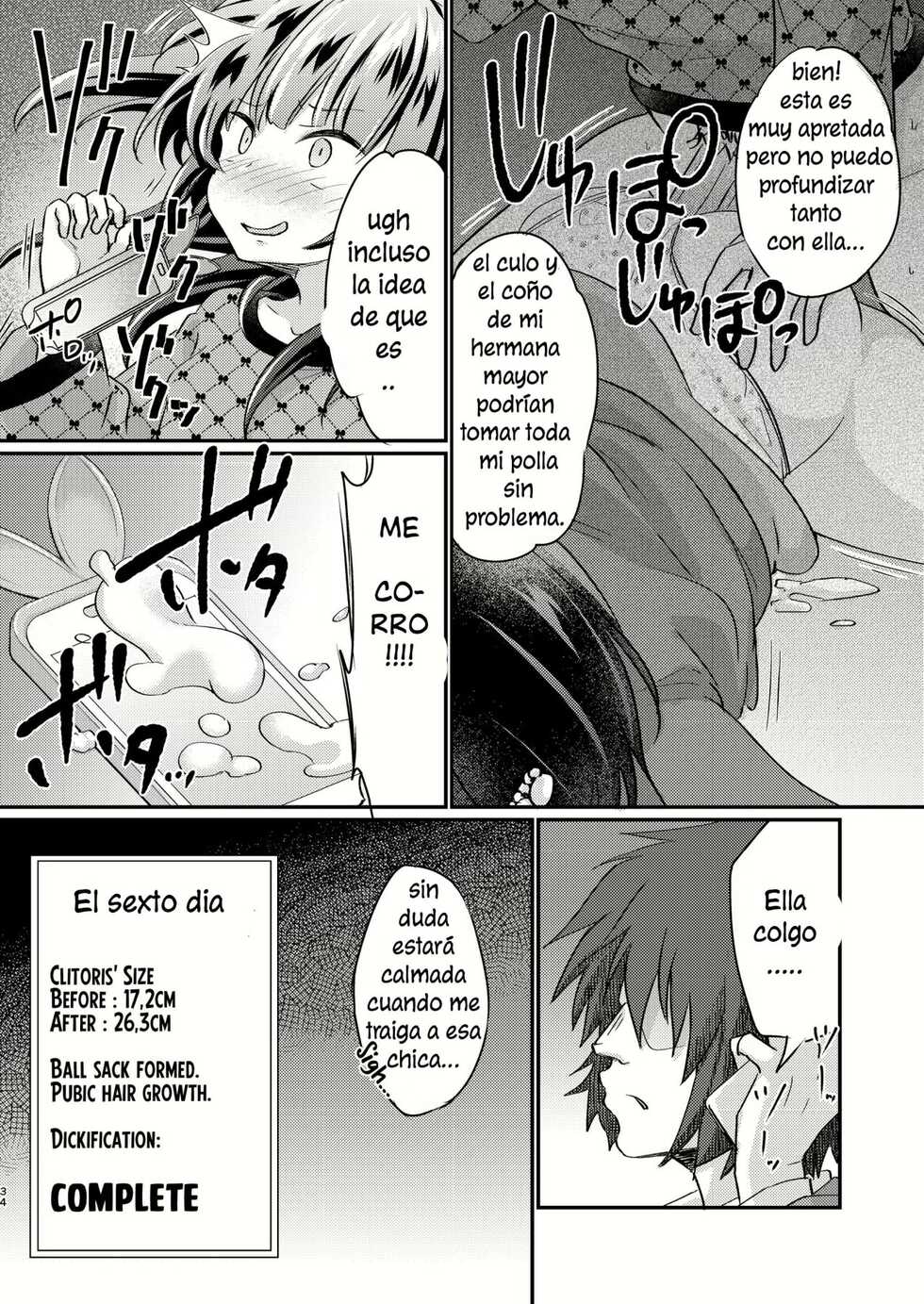 [Ichigo Syrup (Koori)] Tsundere Imouto Inbou Kaizou Keikaku [Spanish] - Page 35