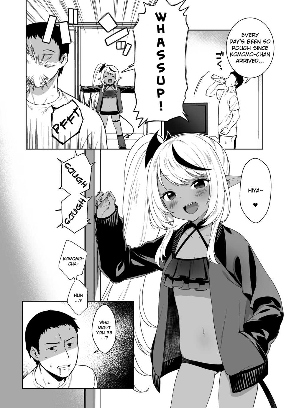 [Kaniya (Kanyapyi)] Chibi Succu Shiko Life Nioi de Ecchi na Kibun ni Sasechau Succubus Hen | A Life of Getting Jerked Off by a Tiny Succubus Whose Smell Makes You Horny [English] [Douzo Lad Translations] [Digital] - Page 6
