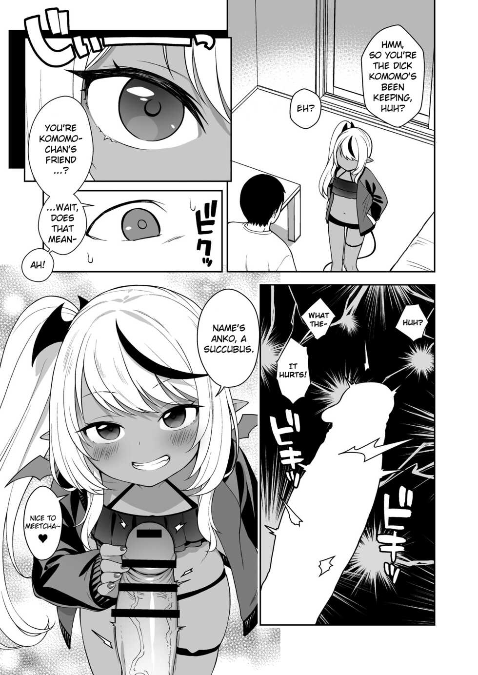 [Kaniya (Kanyapyi)] Chibi Succu Shiko Life Nioi de Ecchi na Kibun ni Sasechau Succubus Hen | A Life of Getting Jerked Off by a Tiny Succubus Whose Smell Makes You Horny [English] [Douzo Lad Translations] [Digital] - Page 7