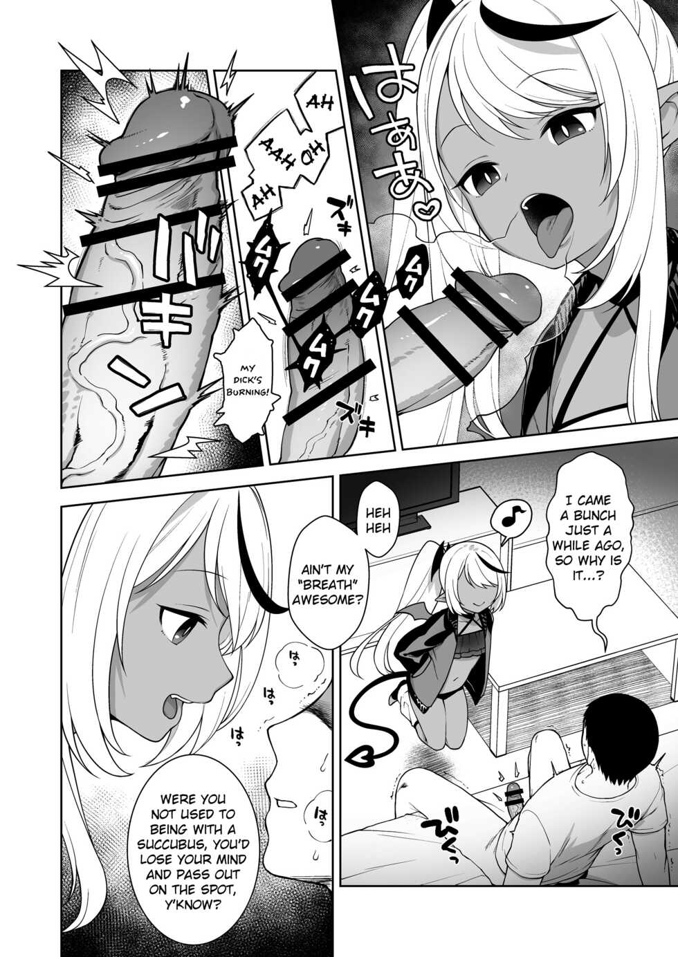 [Kaniya (Kanyapyi)] Chibi Succu Shiko Life Nioi de Ecchi na Kibun ni Sasechau Succubus Hen | A Life of Getting Jerked Off by a Tiny Succubus Whose Smell Makes You Horny [English] [Douzo Lad Translations] [Digital] - Page 8