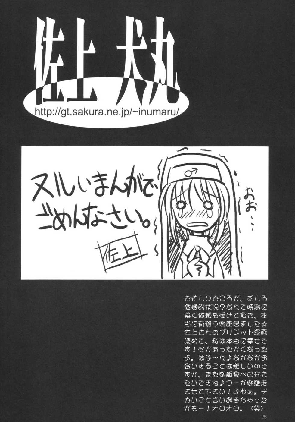 (C64) [TACHIMUKAU (Nishikawa Coto)] zettai houi (Guilty Gear) - Page 24