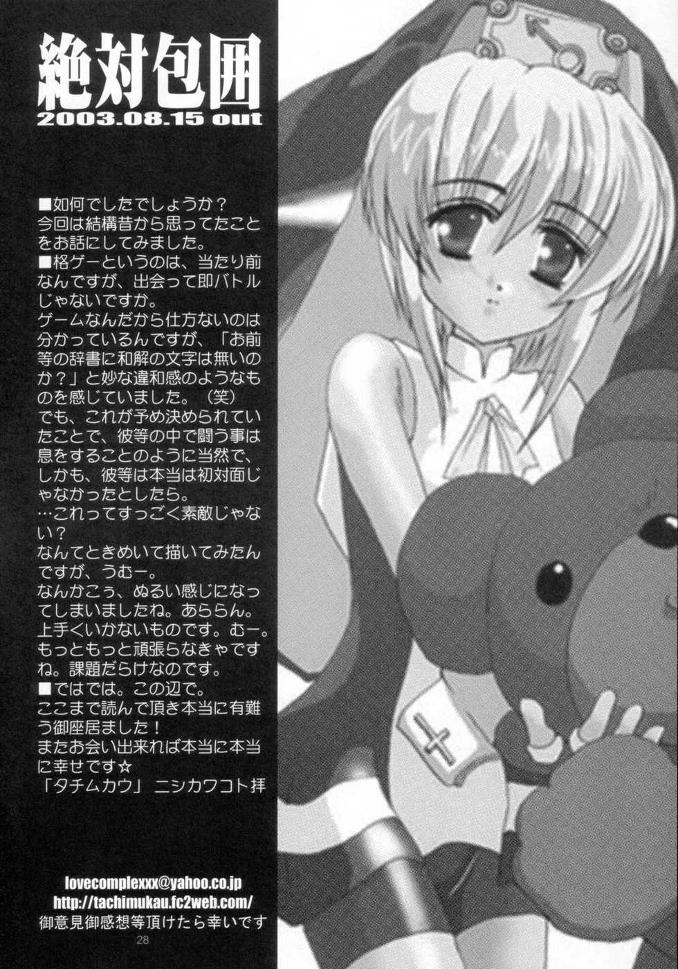 (C64) [TACHIMUKAU (Nishikawa Coto)] zettai houi (Guilty Gear) - Page 27